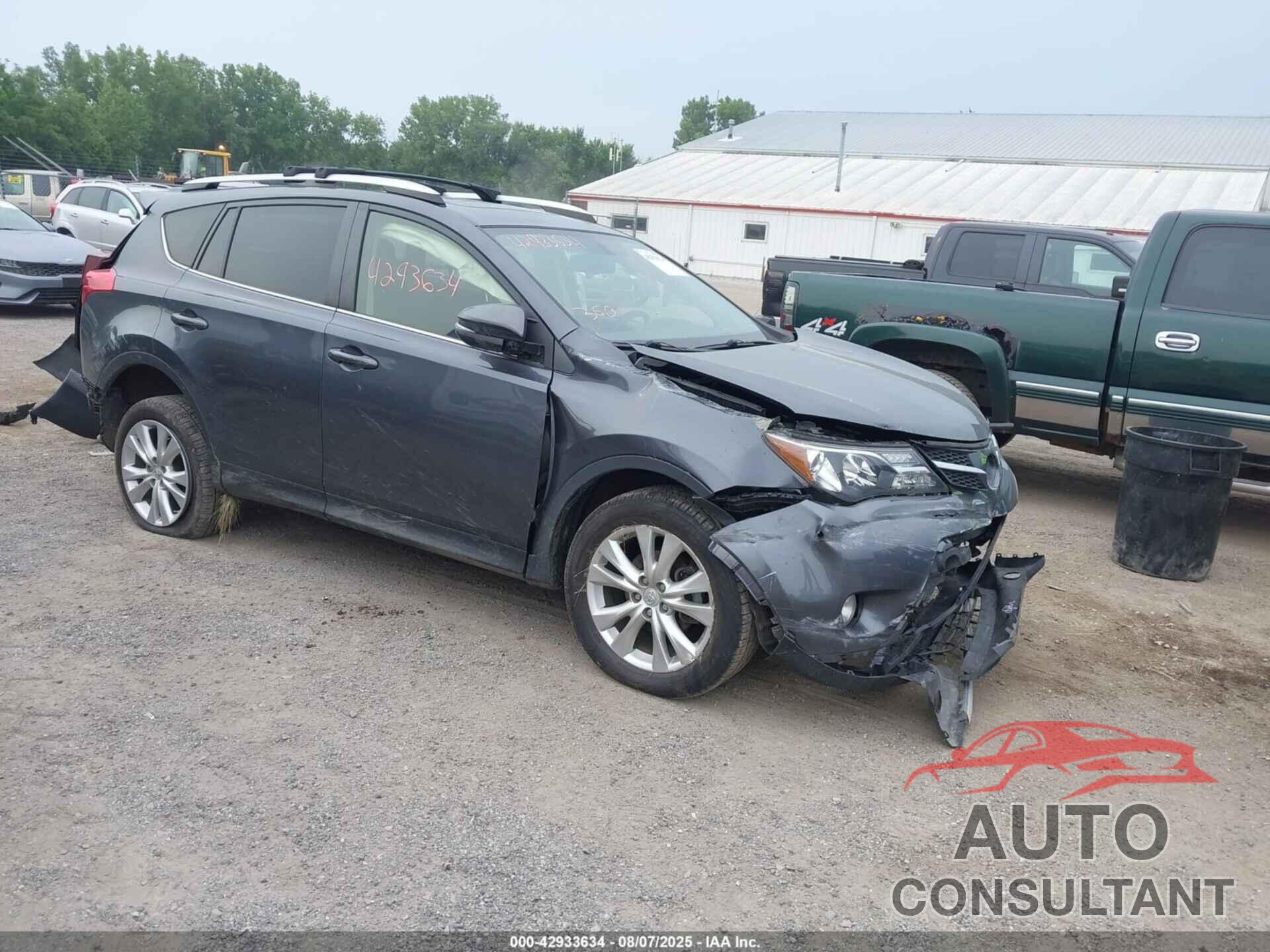 TOYOTA RAV4 2015 - JTMDFREV8FD158855