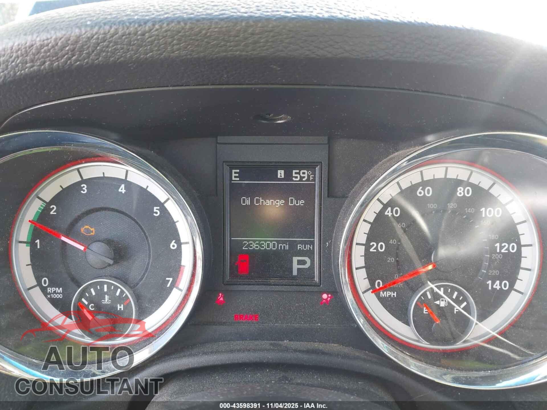 DODGE DURANGO 2012 - 1C4RDJDG0CC112552