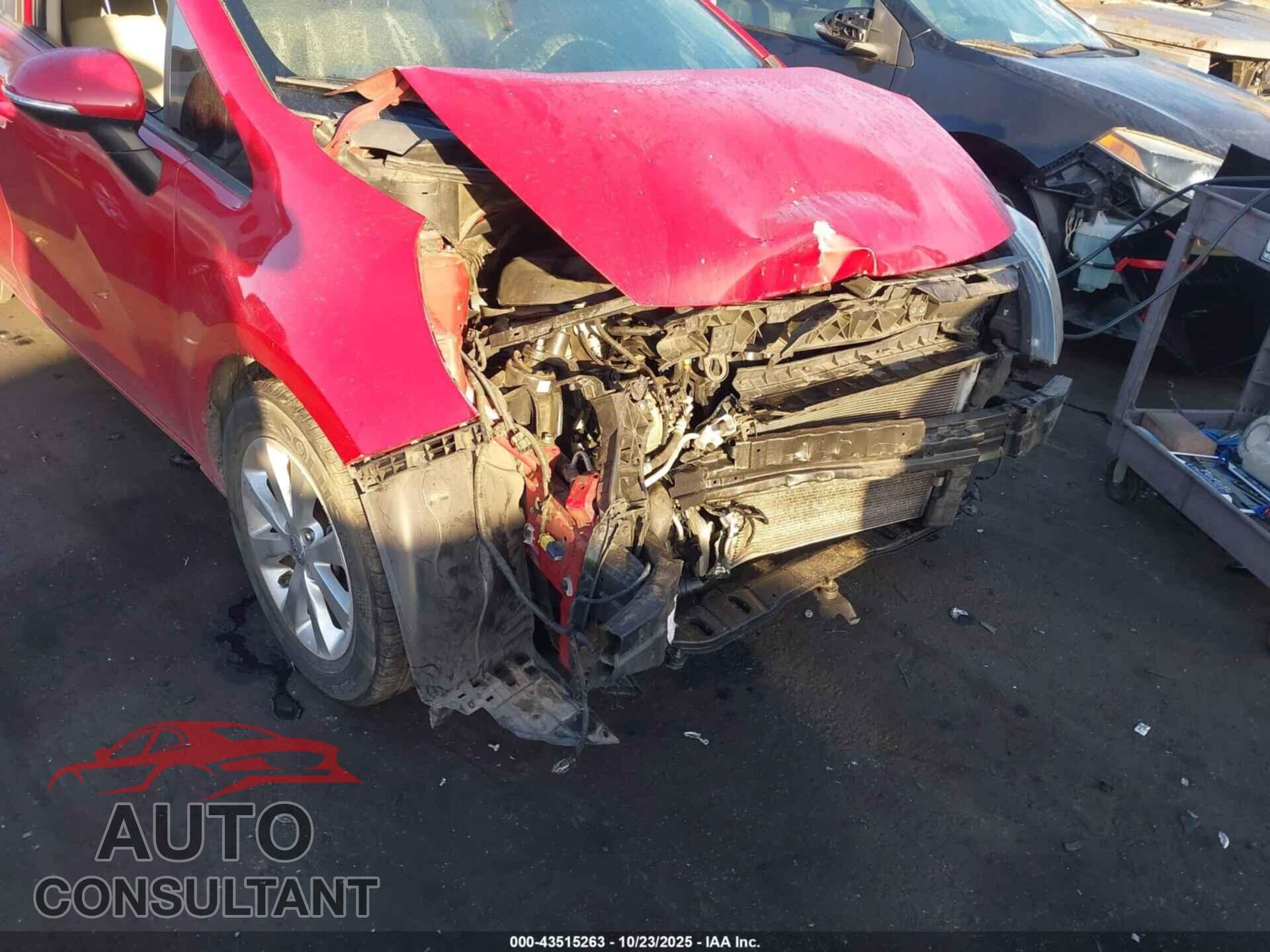 KIA RIO 2013 - KNADN4A39D6233703