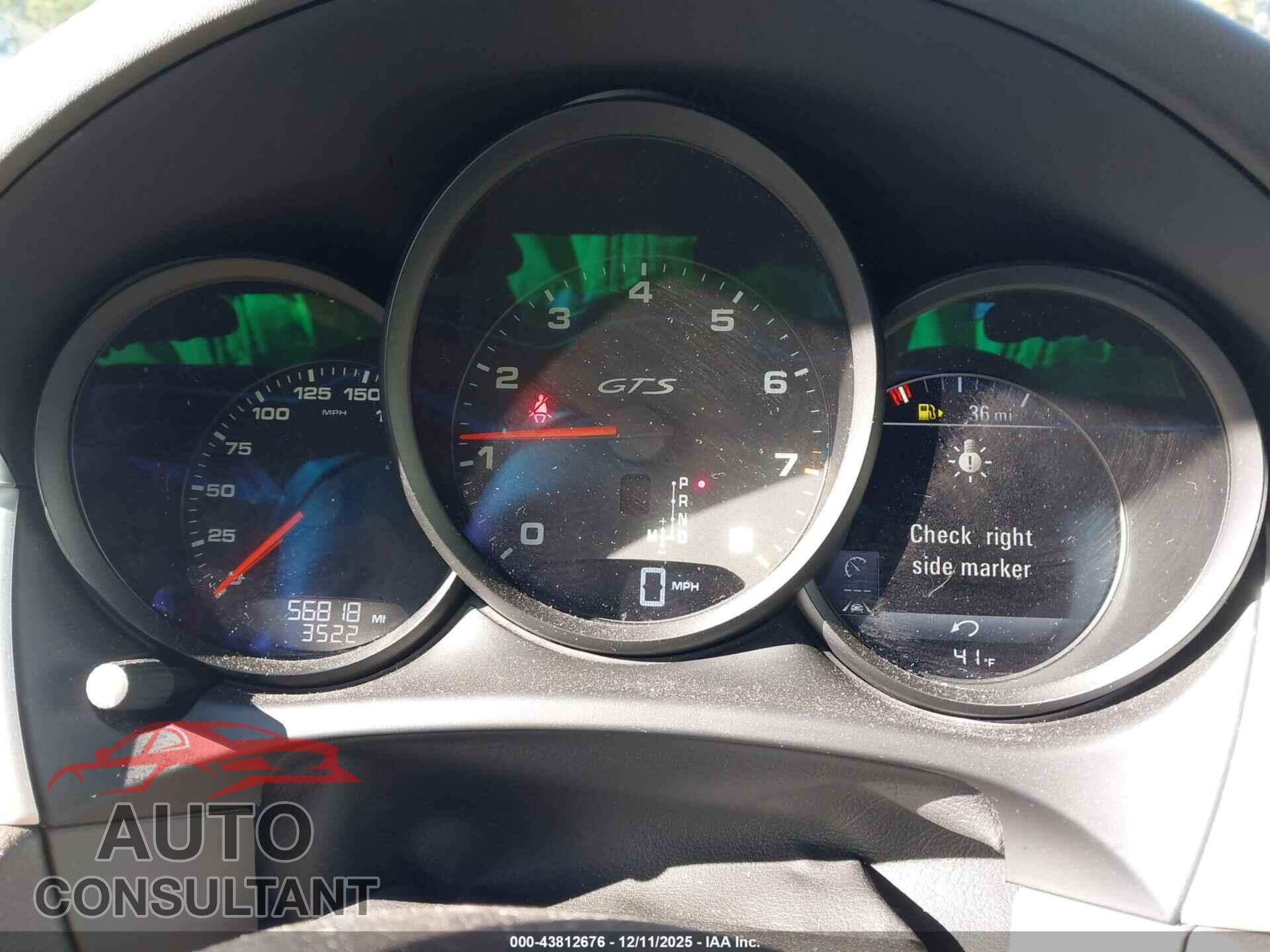 PORSCHE MACAN 2017 - WP1AG2A51HLB55882