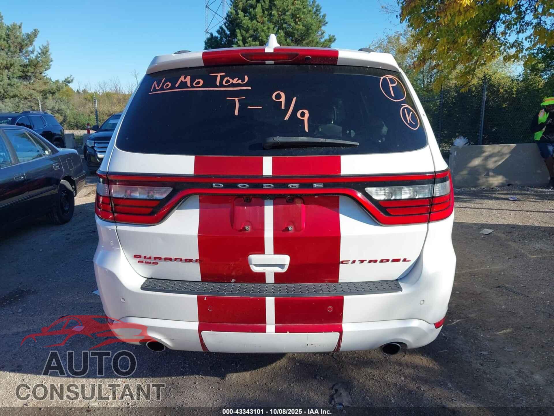 DODGE DURANGO 2017 - 1C4RDJEG6HC806667