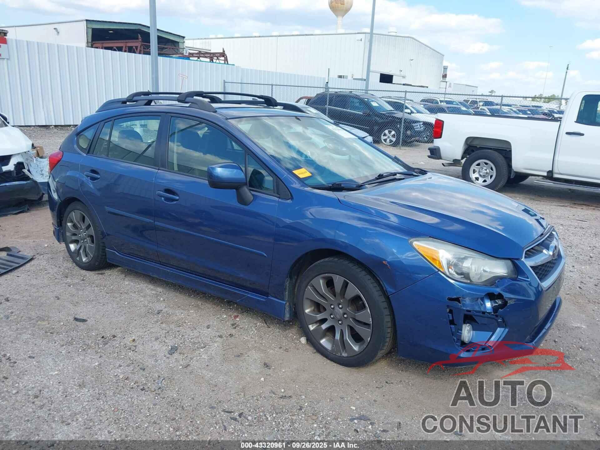 SUBARU IMPREZA 2013 - JF1GPAS69D2836861