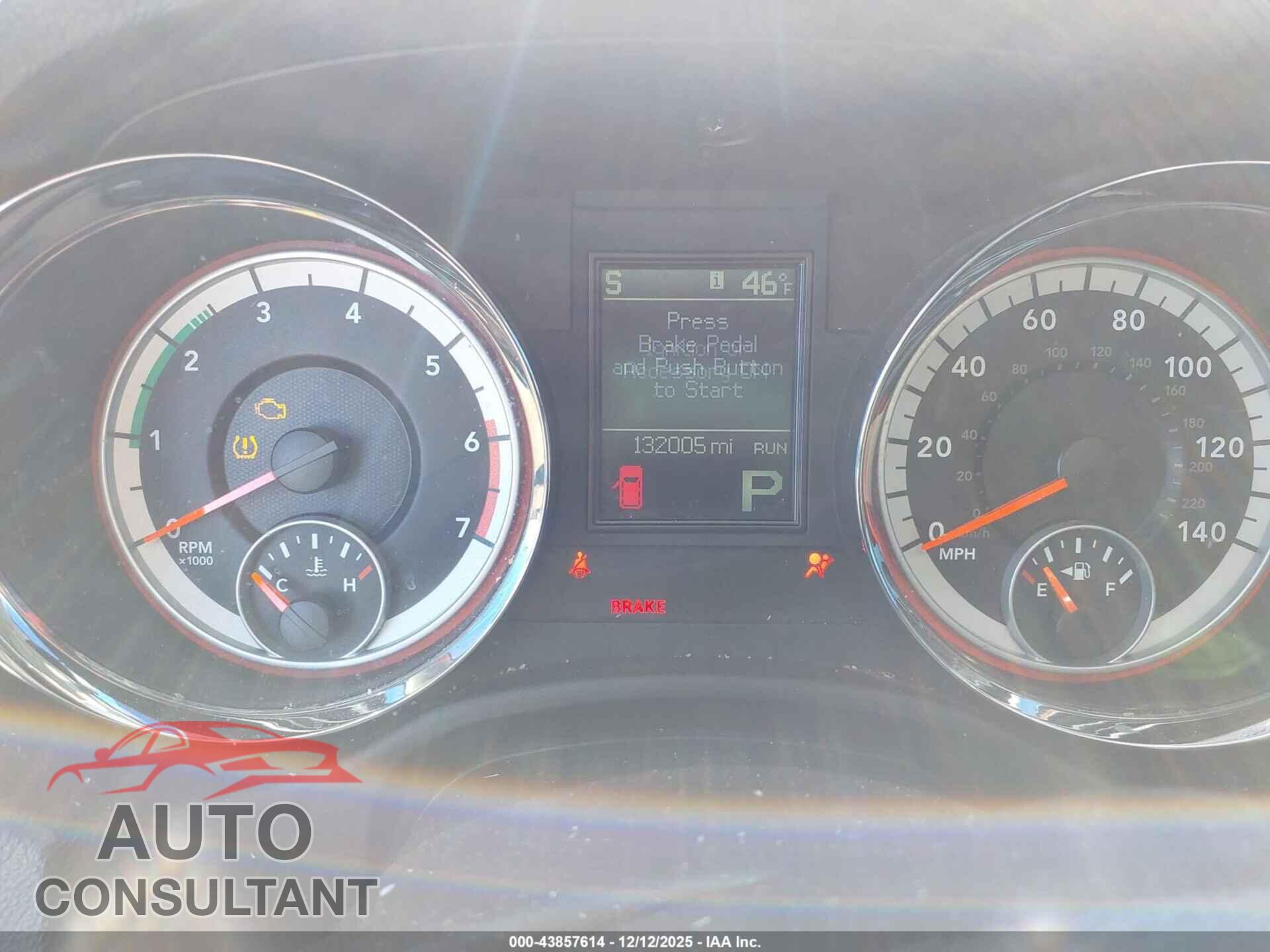 DODGE DURANGO 2012 - 1C4SDJDT2CC104502
