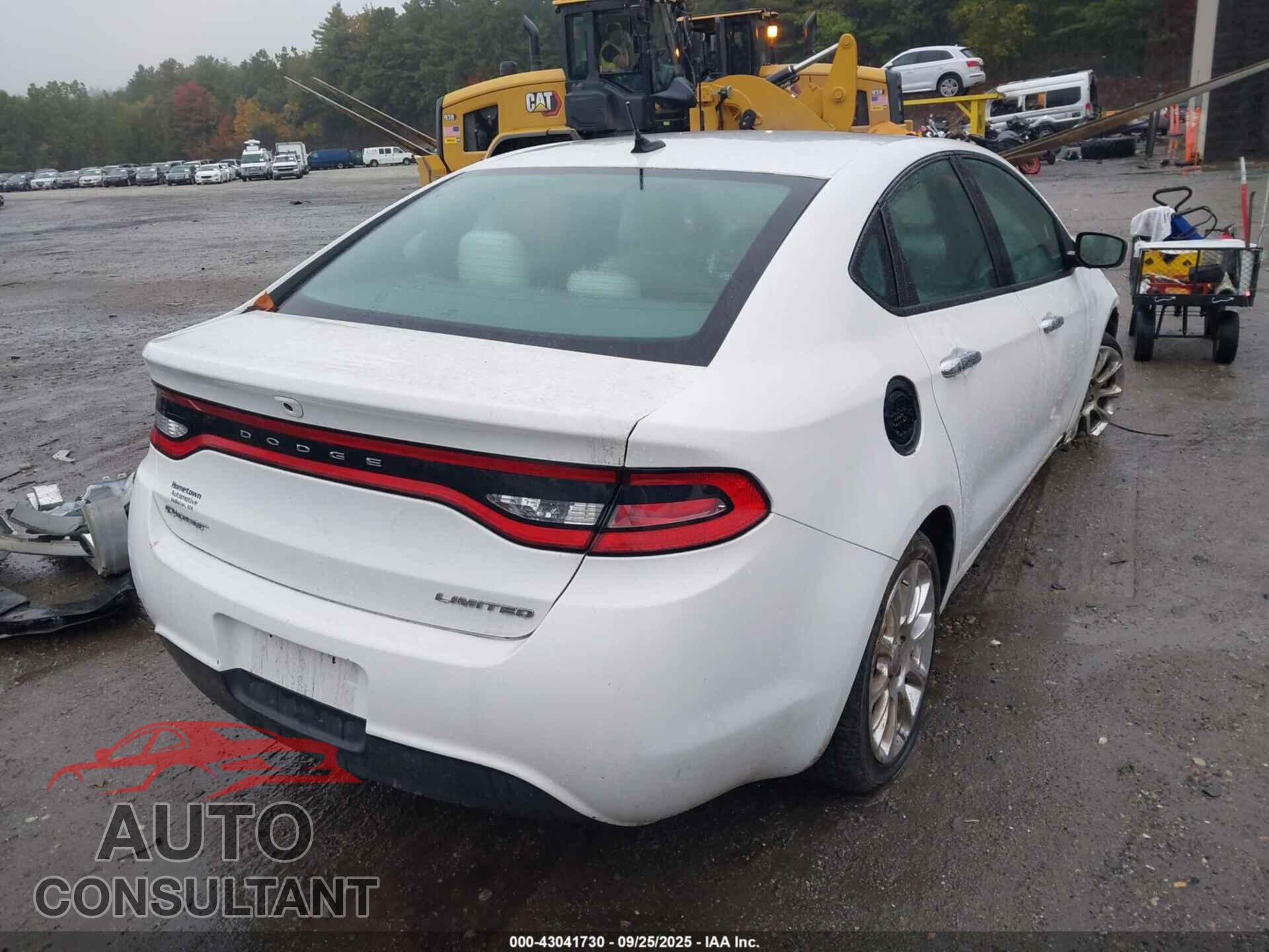 DODGE DART 2013 - 1C3CDFCA6DD346629