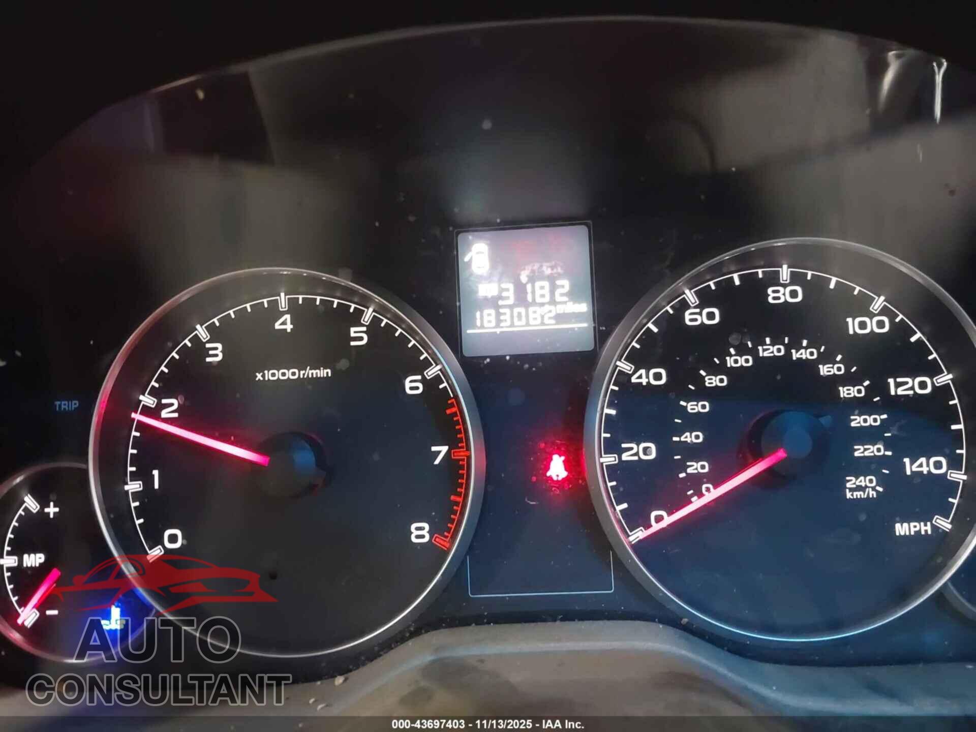 SUBARU OUTBACK 2014 - 4S4BRCCC4E1267581