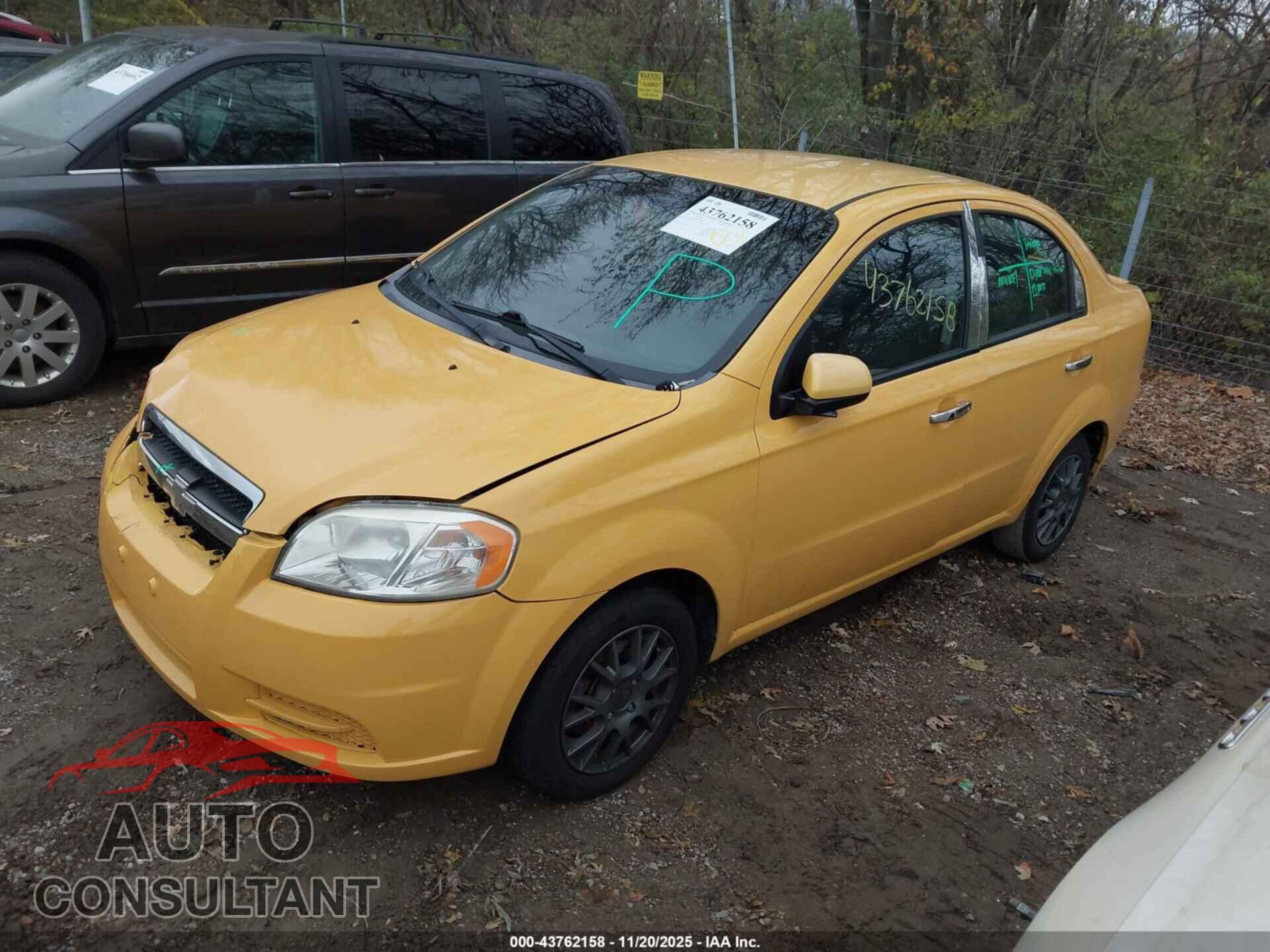 CHEVROLET AVEO 2011 - KL1TD5DEXBB127826