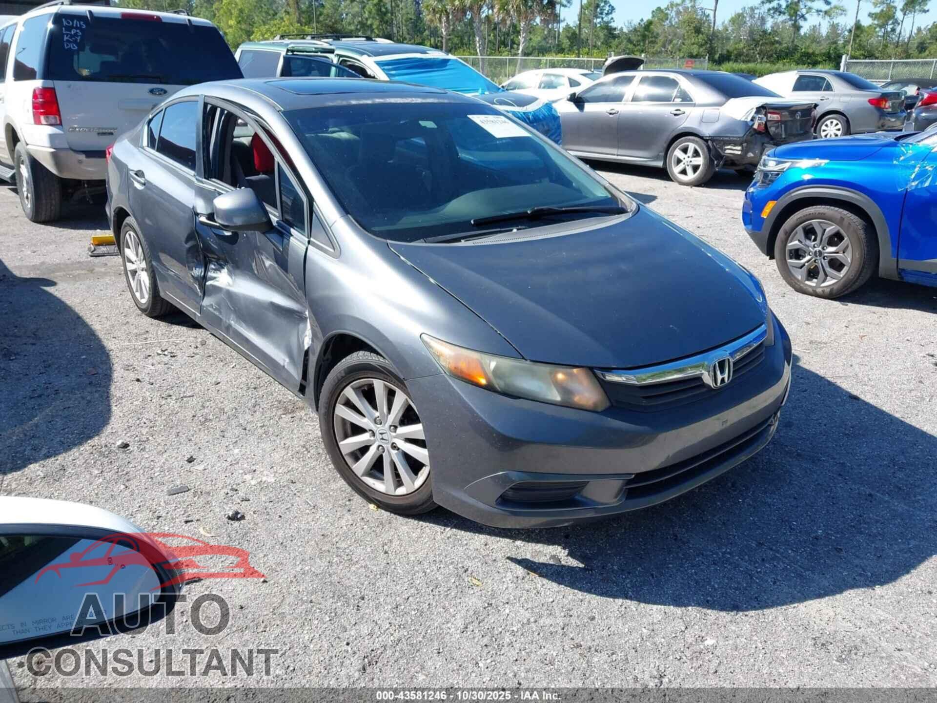 HONDA CIVIC 2012 - 19XFB2F84CE025184