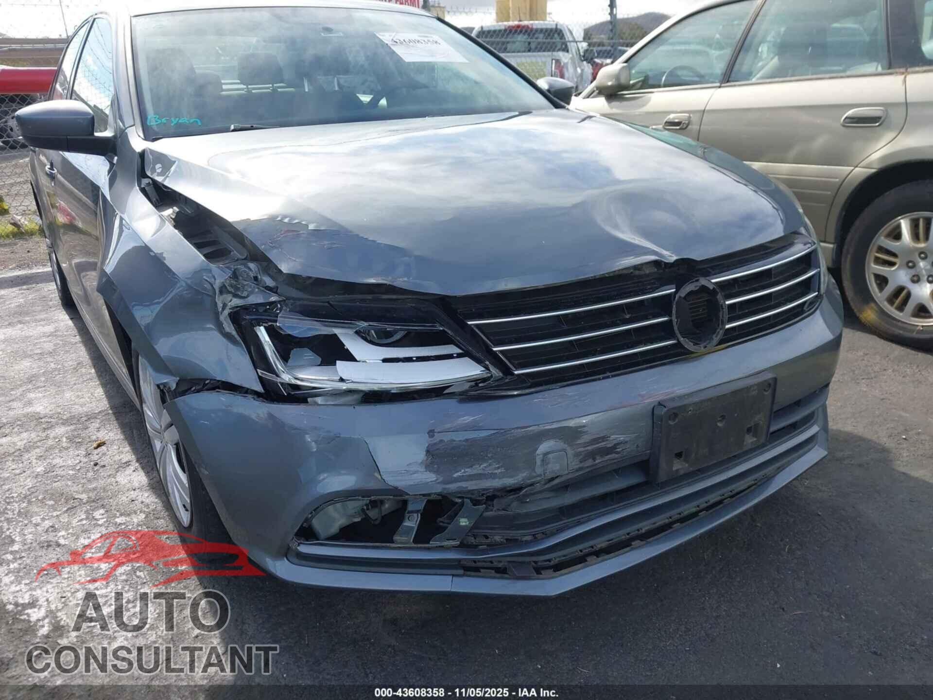 VOLKSWAGEN JETTA 2017 - 3VW2B7AJ9HM270062