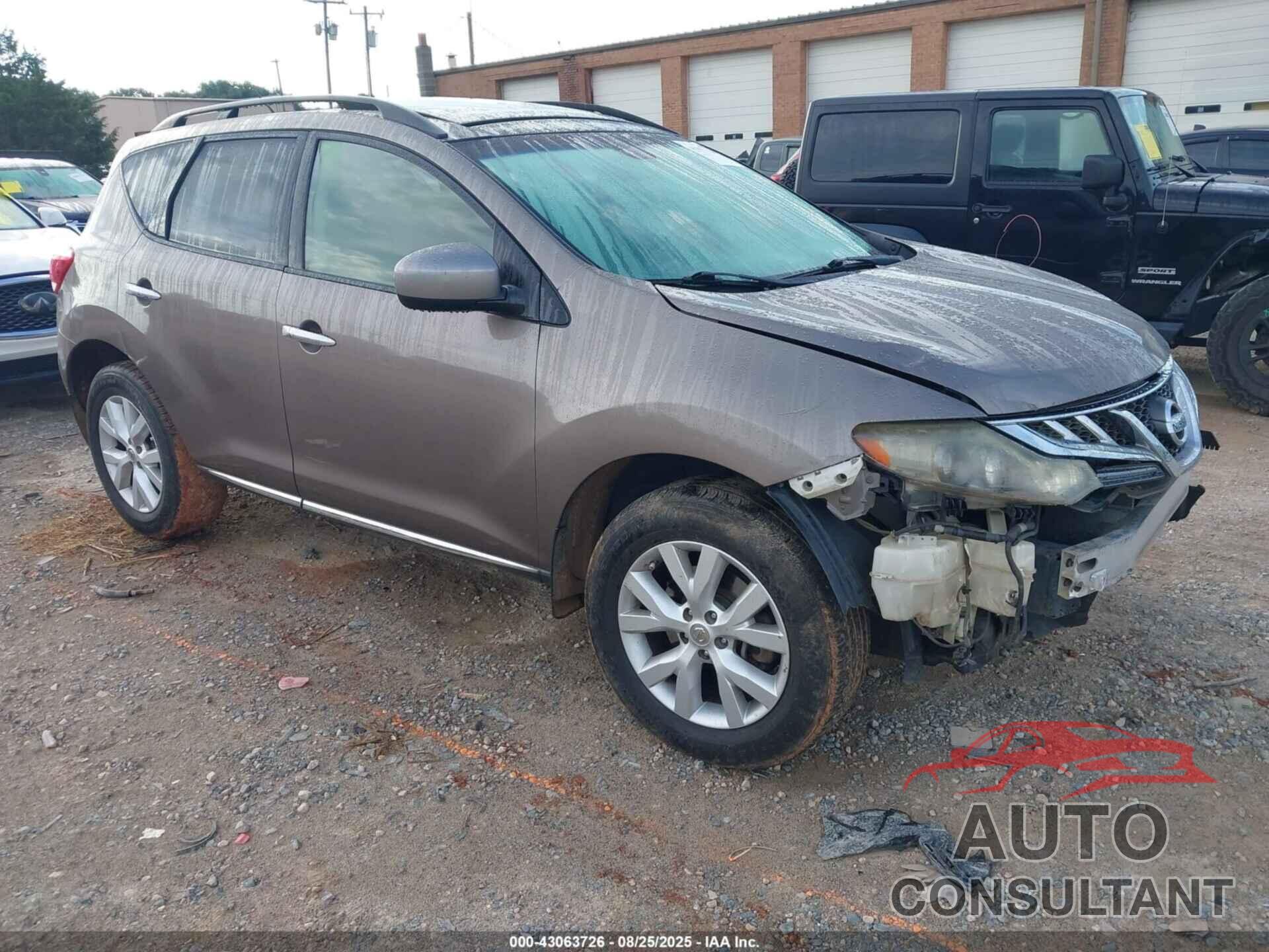 NISSAN MURANO 2013 - JN8AZ1MW7DW314962