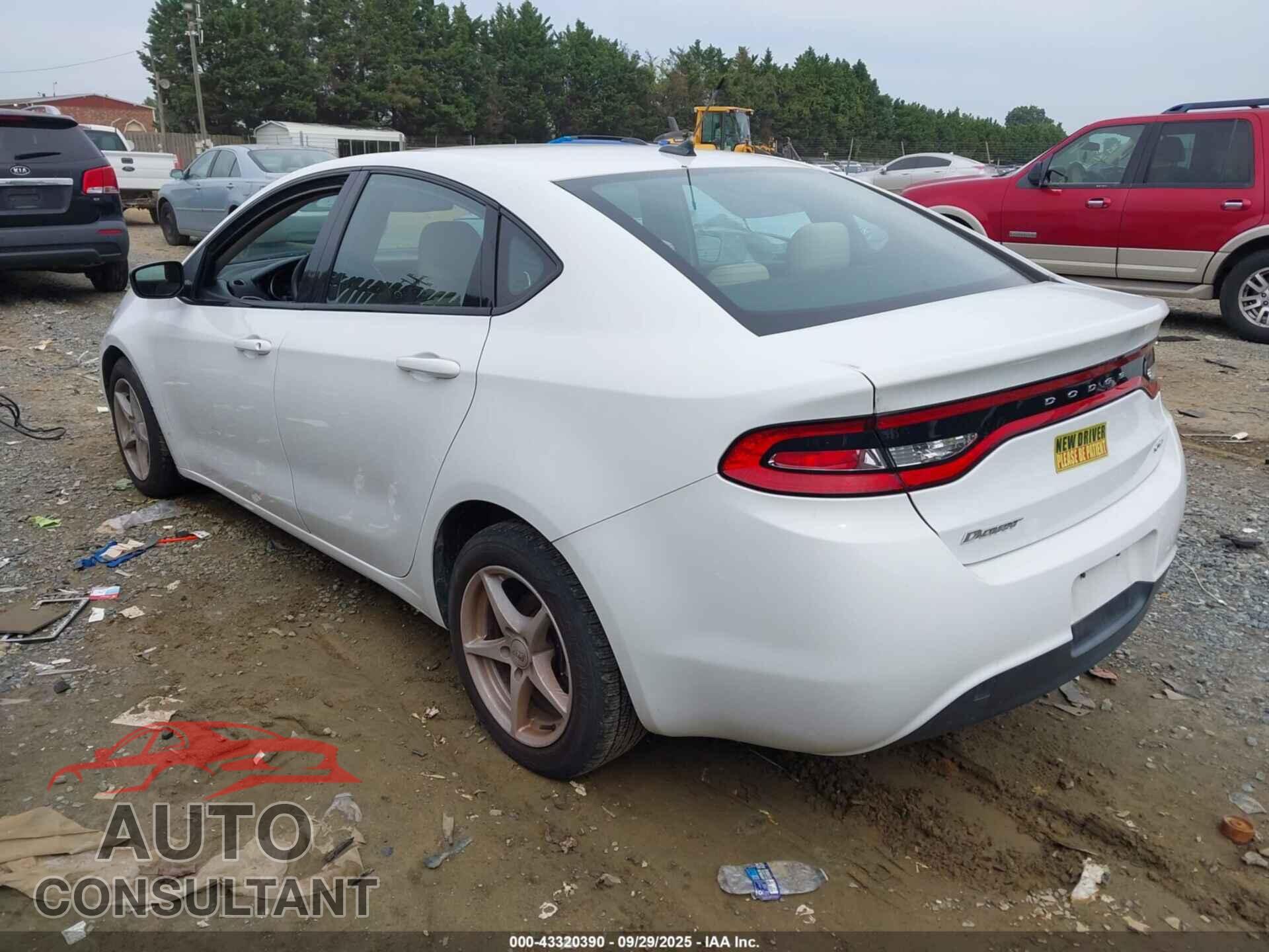 DODGE DART 2015 - 1C3CDFBB0FD140560