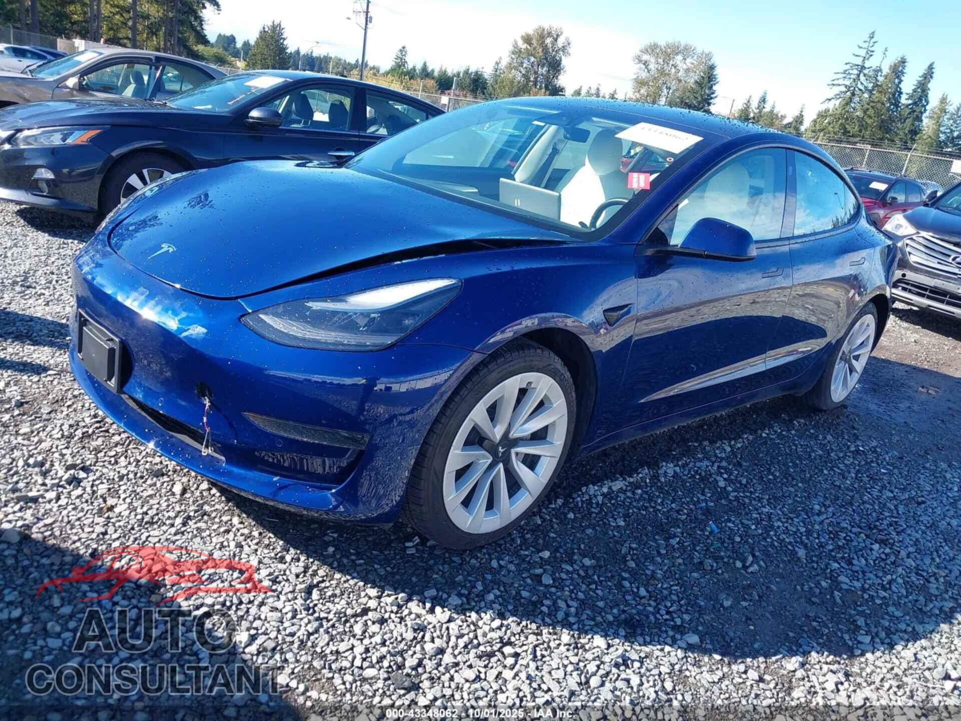 TESLA MODEL 3 2021 - 5YJ3E1EA6MF073452