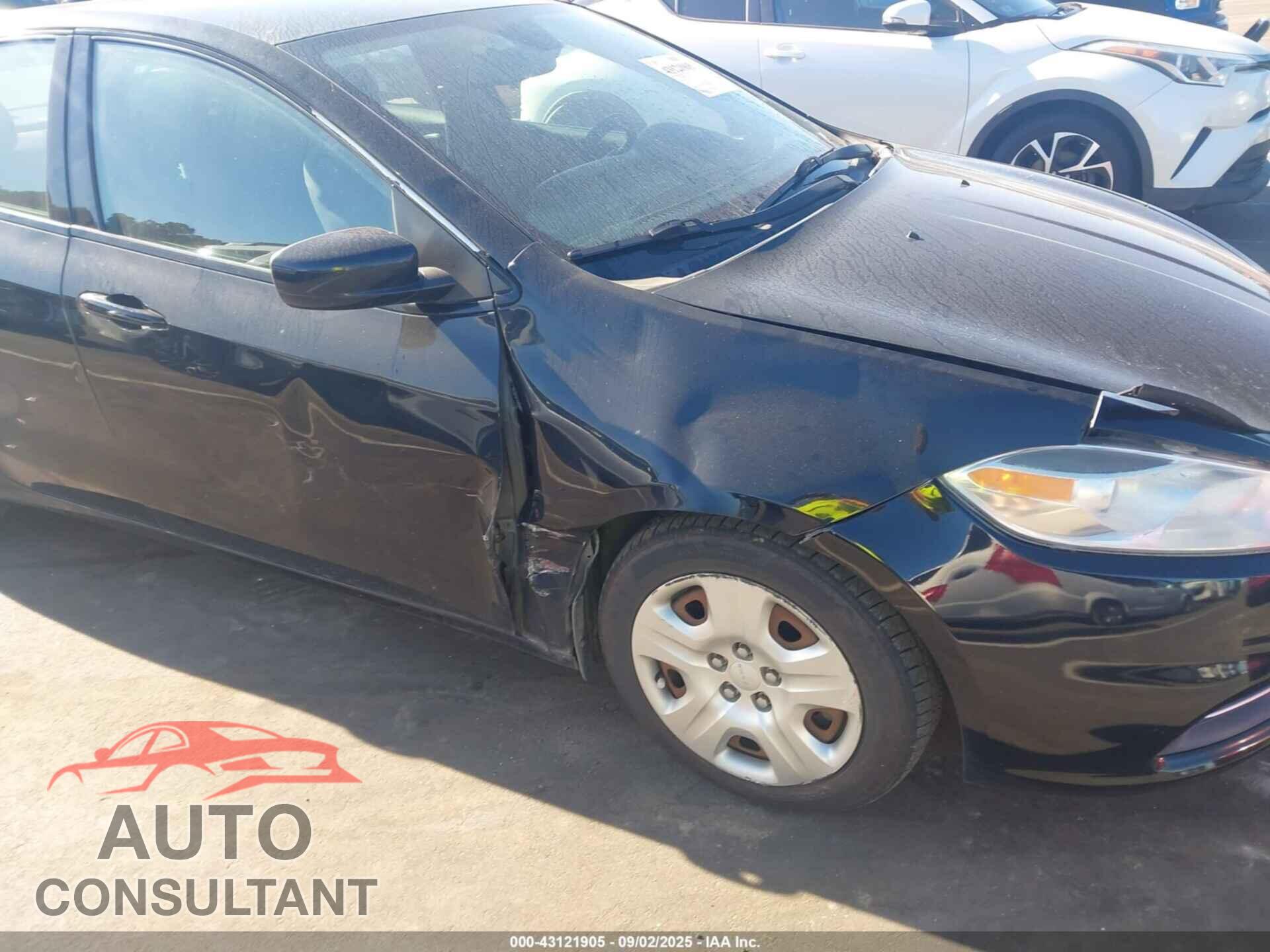 DODGE DART 2015 - 1C3CDFAA5FD266602
