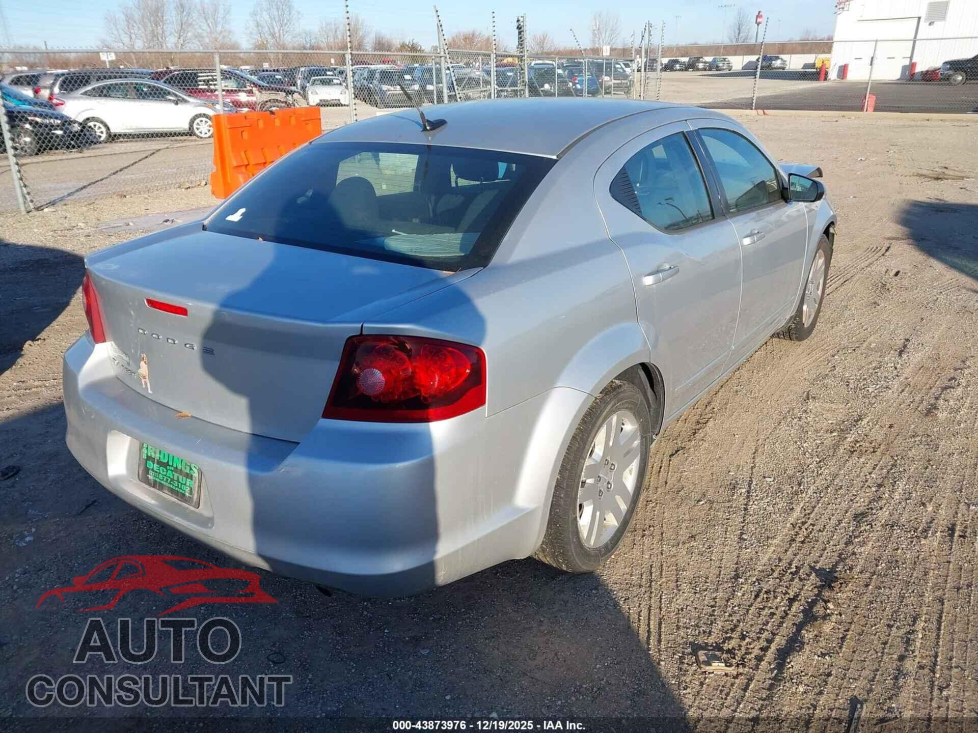 DODGE AVENGER 2011 - 1B3BD4FB2BN541216
