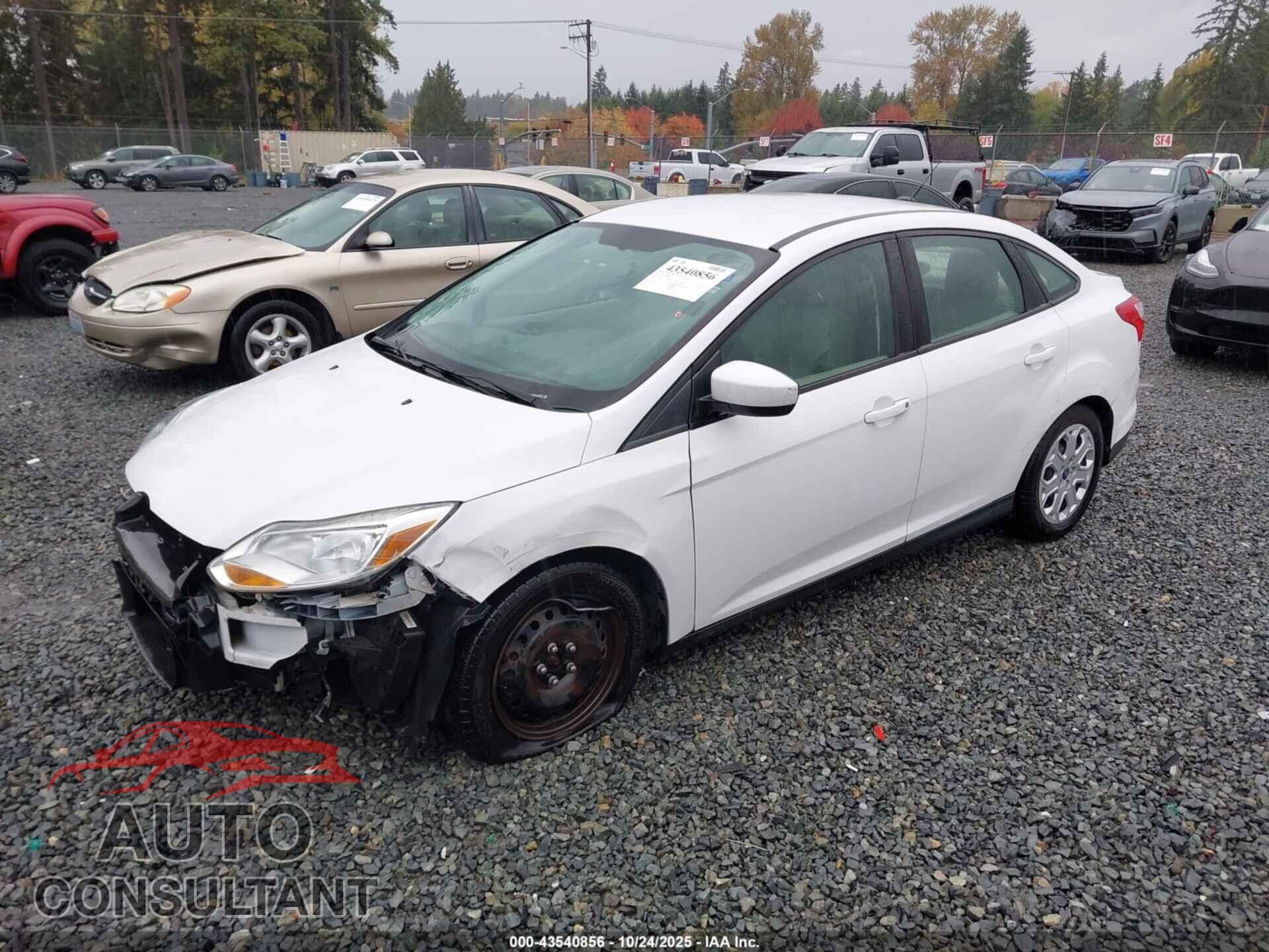 FORD FOCUS 2012 - 1FAHP3F26CL338259