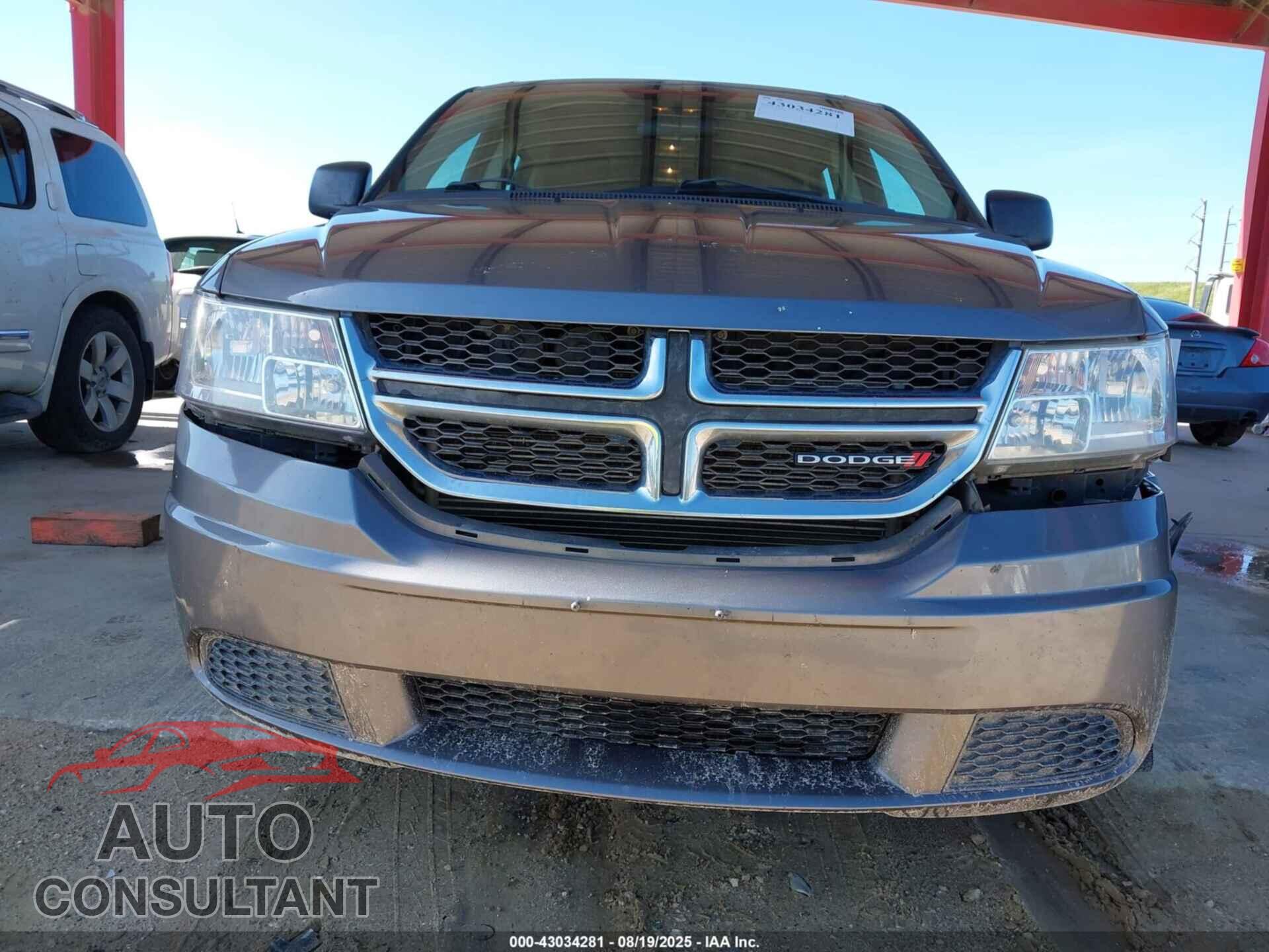 DODGE JOURNEY 2012 - 3C4PDCAB8CT320114