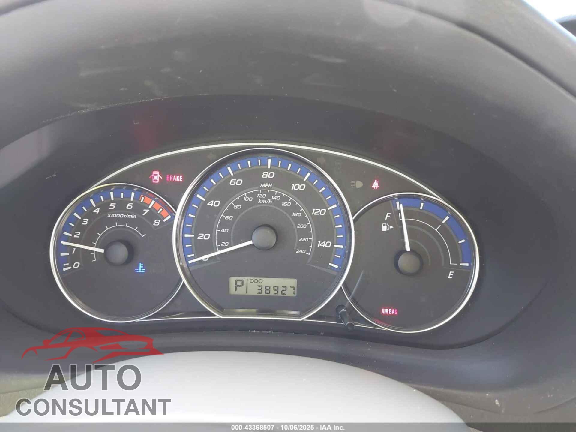 SUBARU FORESTER 2012 - JF2SHABC7CH403768