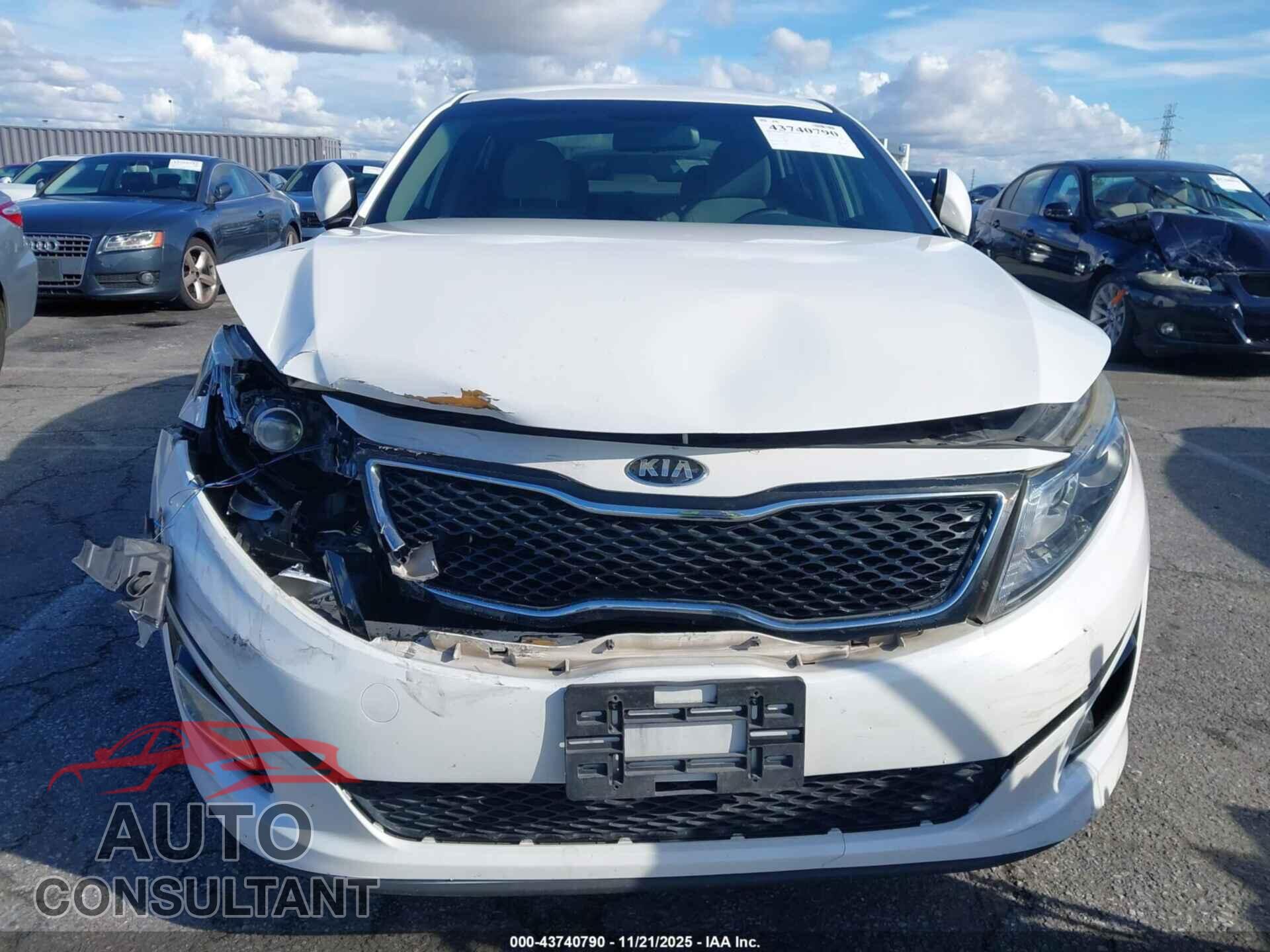 KIA OPTIMA 2015 - KNAGM4A79F5560095