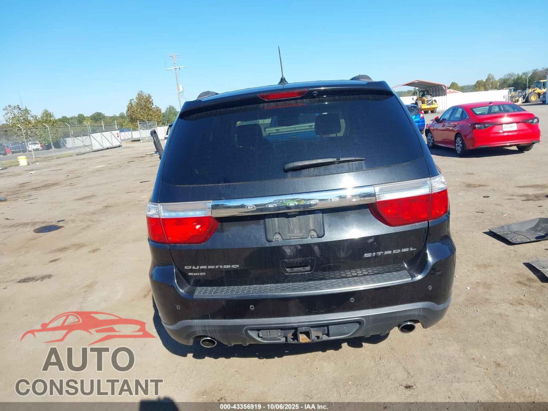 DODGE DURANGO 2012 - 1C4SDJET6CC286168