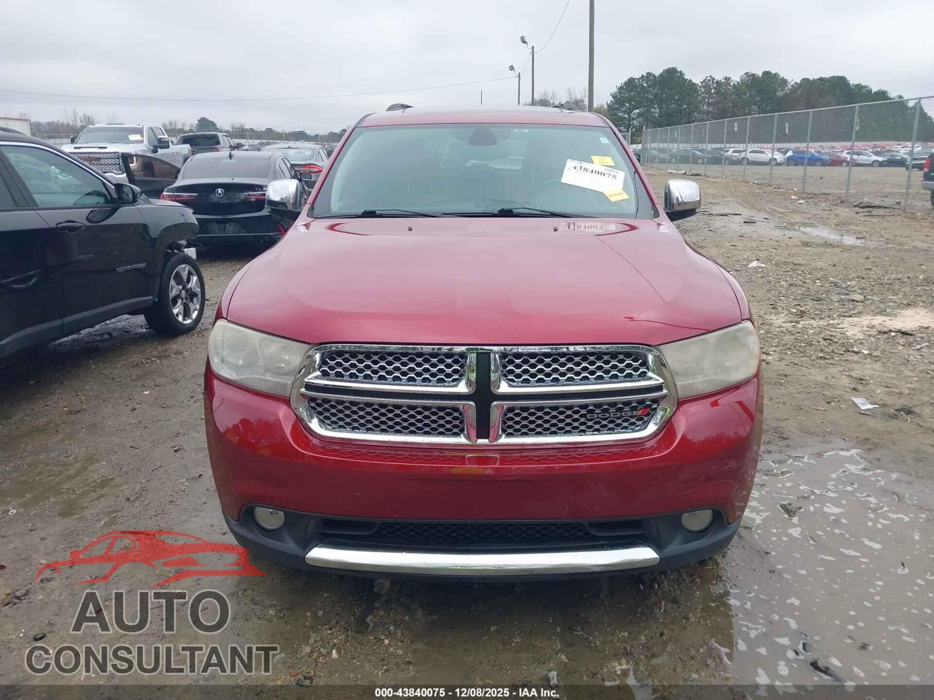 DODGE DURANGO 2013 - 1C4SDHET3DC678518