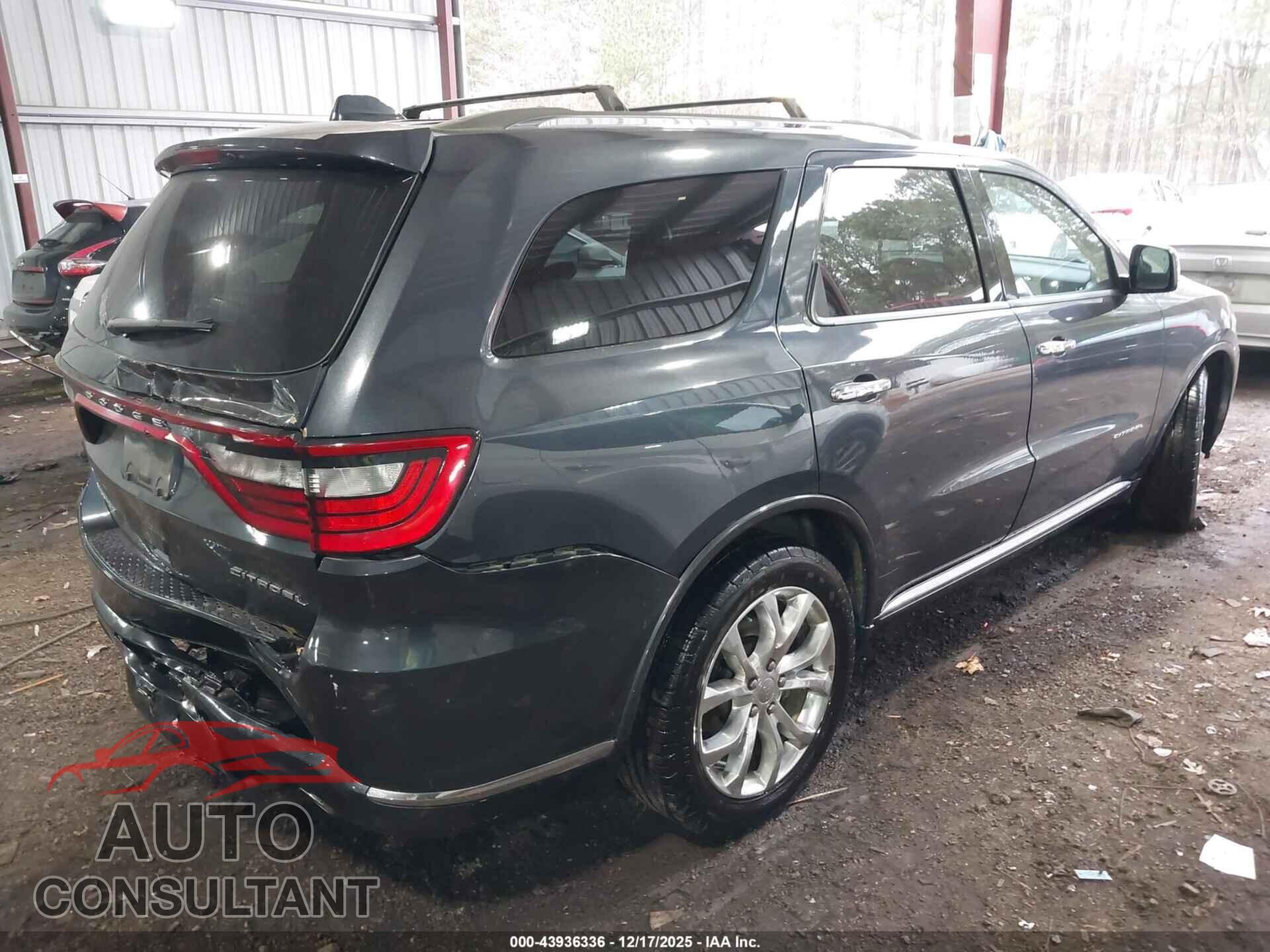 DODGE DURANGO 2016 - 1C4RDHEG3GC330806