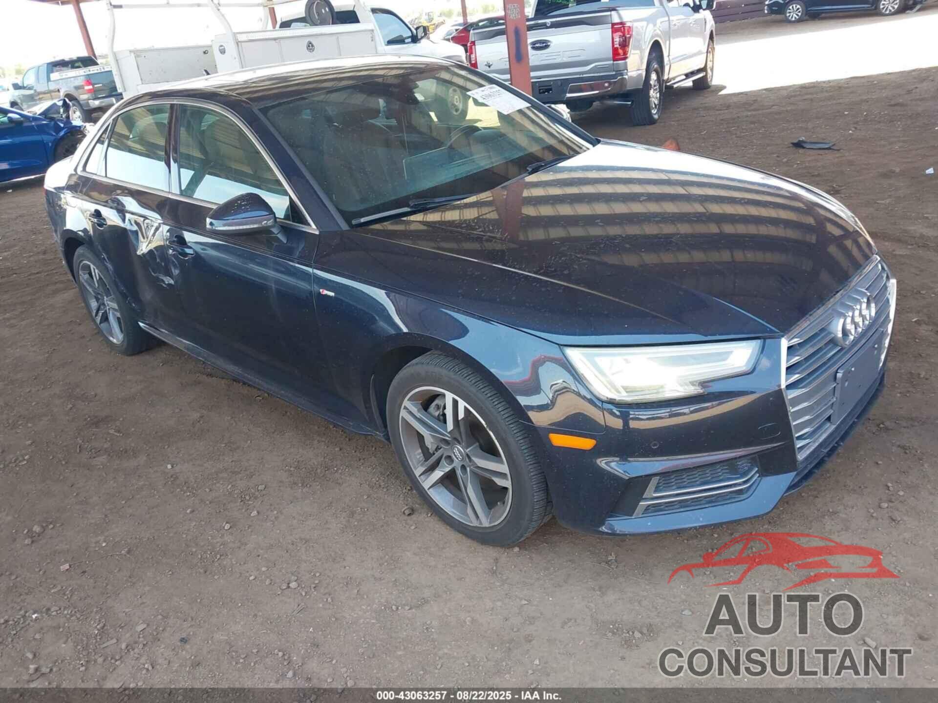AUDI A4 2017 - WAULNAF48HA147927