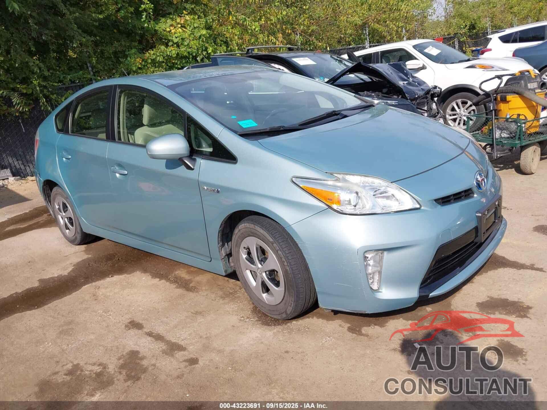 TOYOTA PRIUS 2012 - JTDKN3DU4C1569893