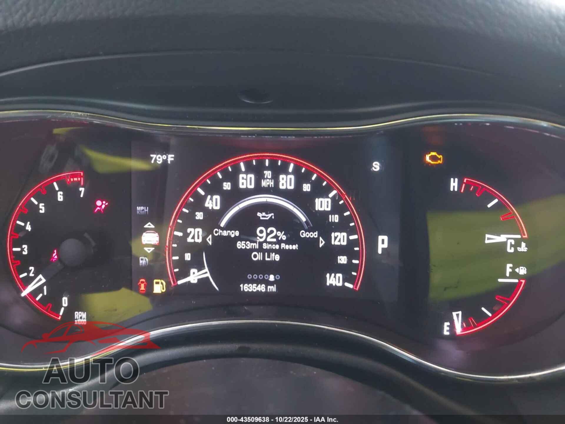 DODGE DURANGO 2015 - 1C4RDHAG6FC946262