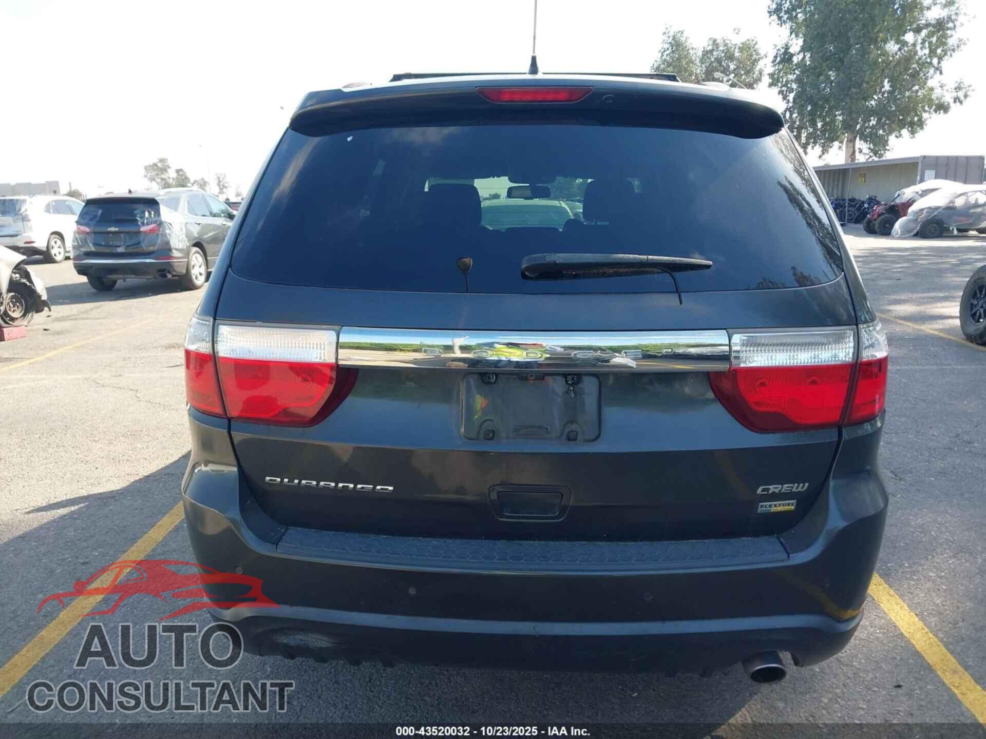 DODGE DURANGO 2011 - 1D4RD4GG2BC729238