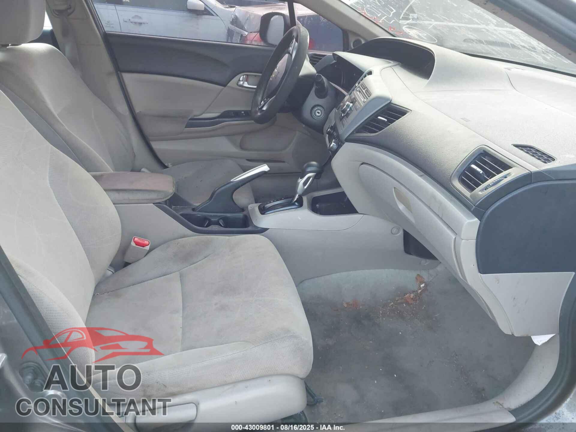 HONDA CIVIC 2012 - 19XFB2F82CE334555
