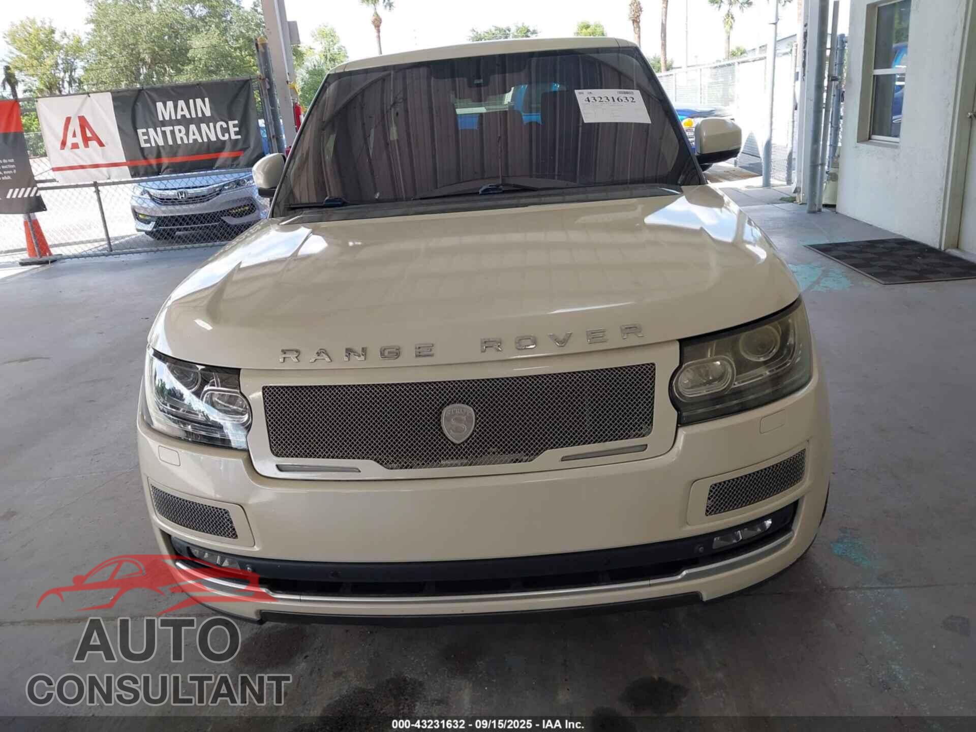 LAND ROVER RANGE ROVER 2013 - SALGS2DF7DA104917