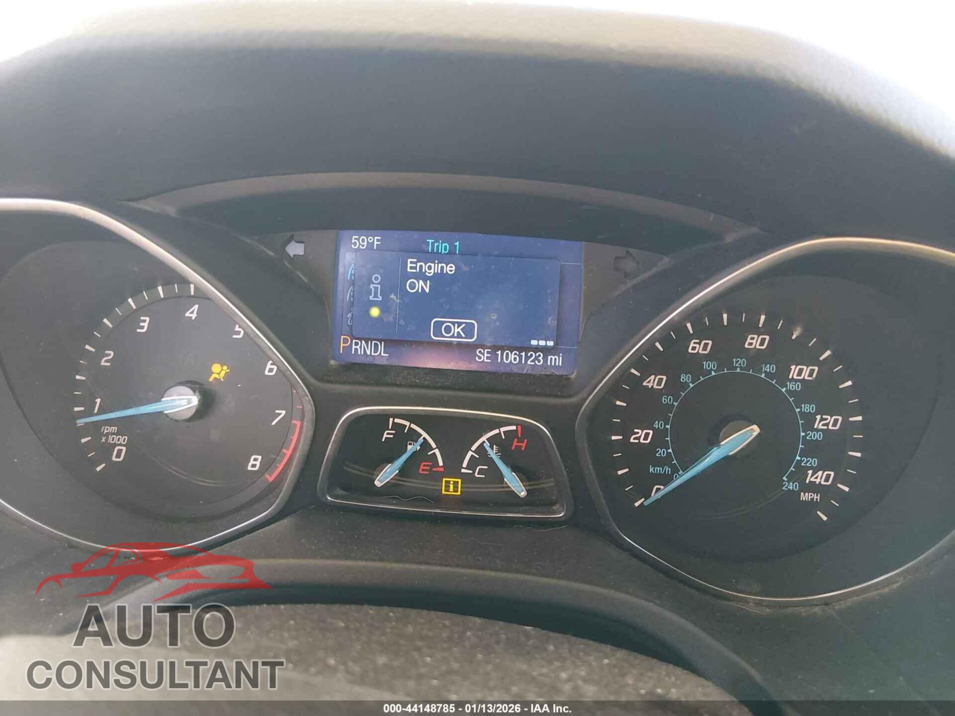 FORD FOCUS 2014 - 1FADP3F20EL431652