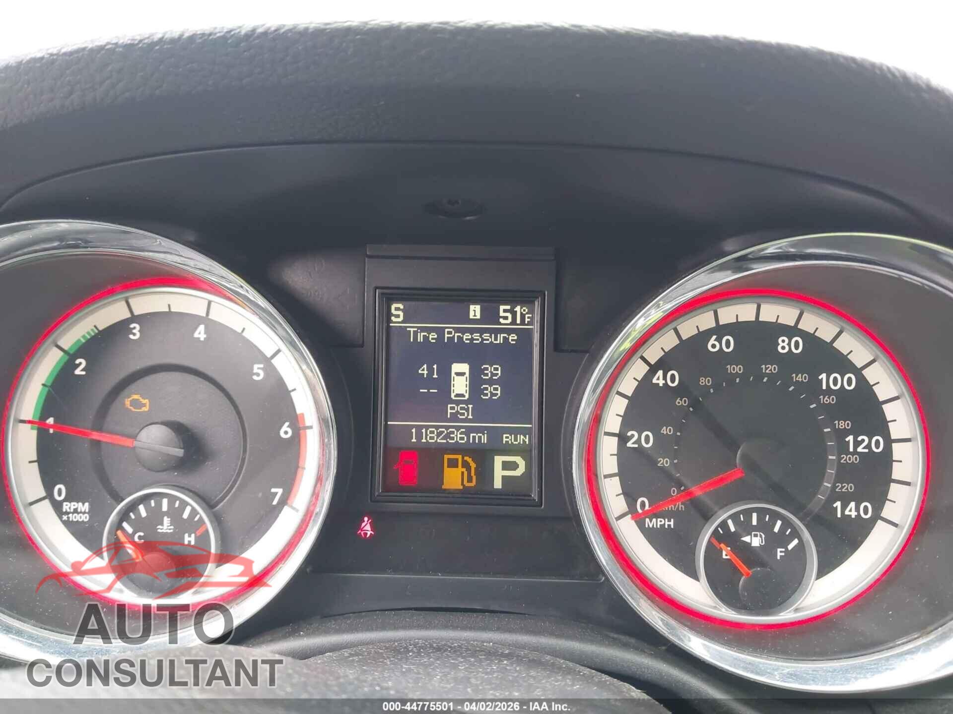 DODGE DURANGO 2013 - 1C4SDJET4DC562896
