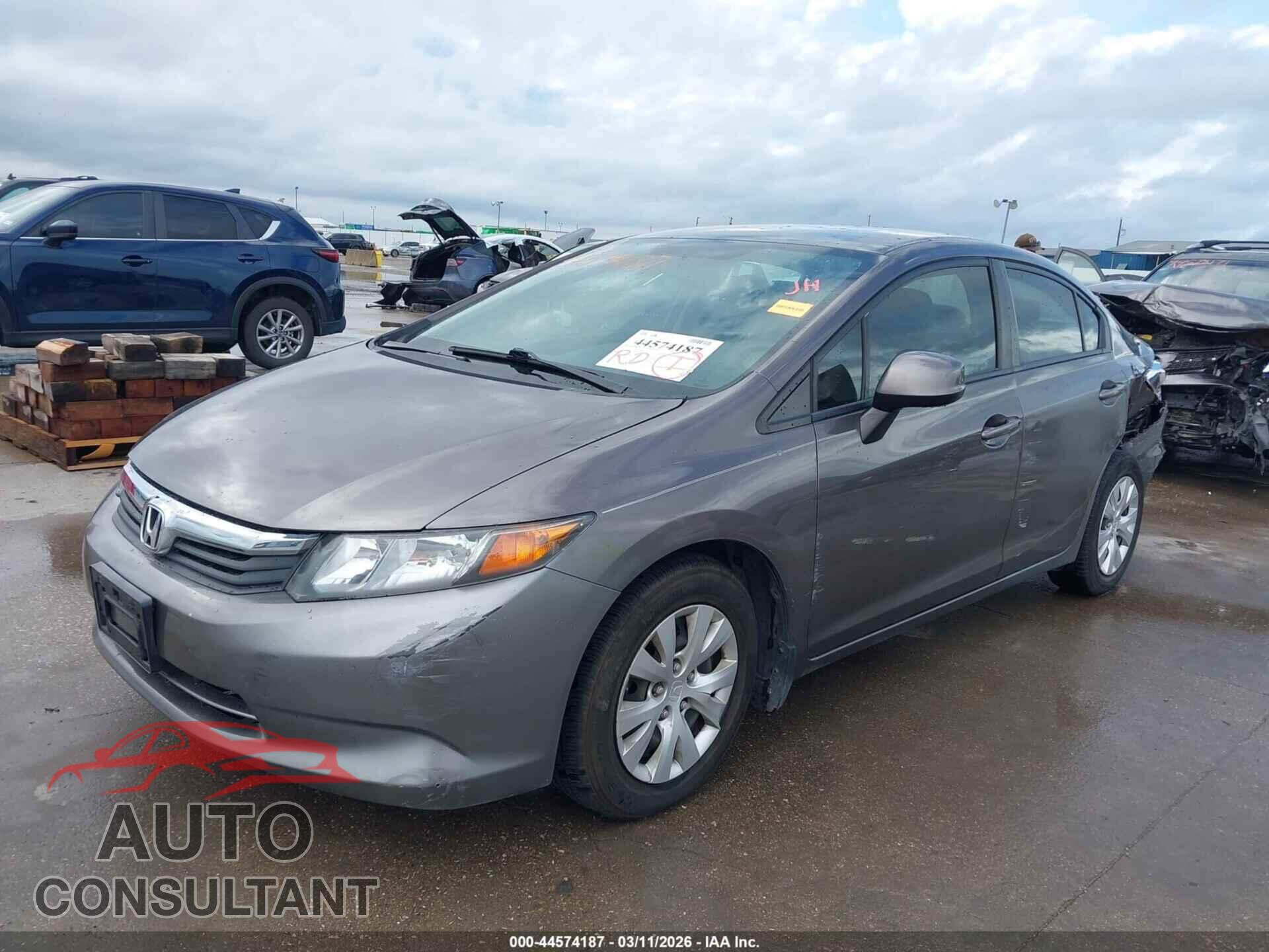 HONDA CIVIC 2012 - 19XFB2F55CE057292