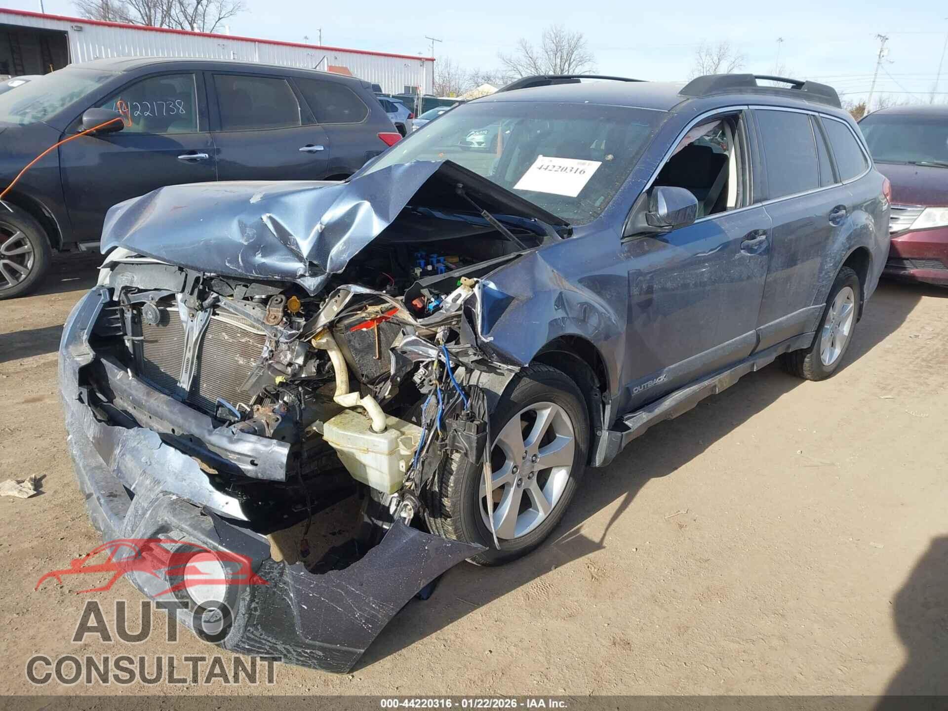 SUBARU OUTBACK 2014 - 4S4BRBCC4E3245546