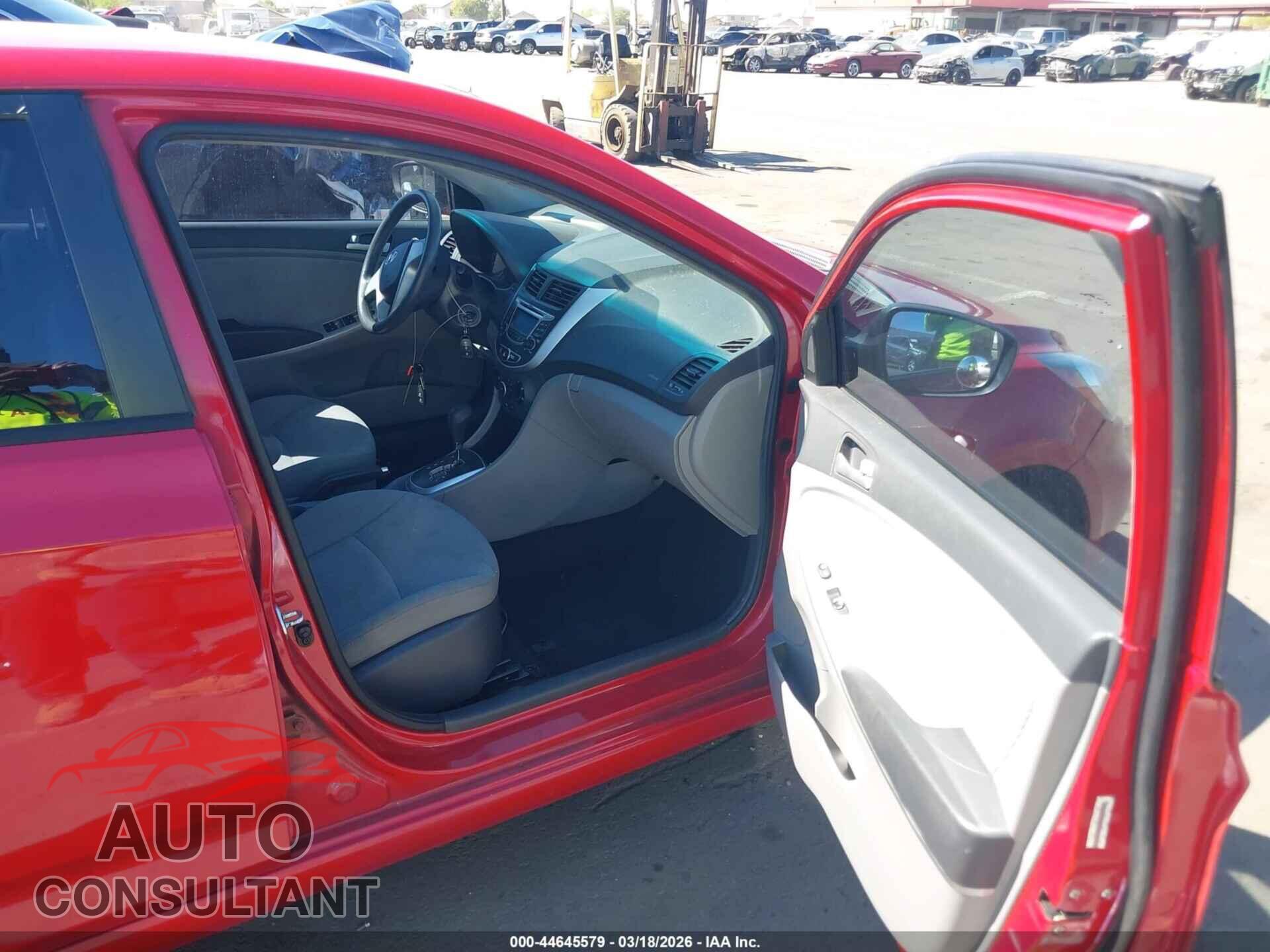 HYUNDAI ACCENT 2013 - KMHCT4AE0DU521736