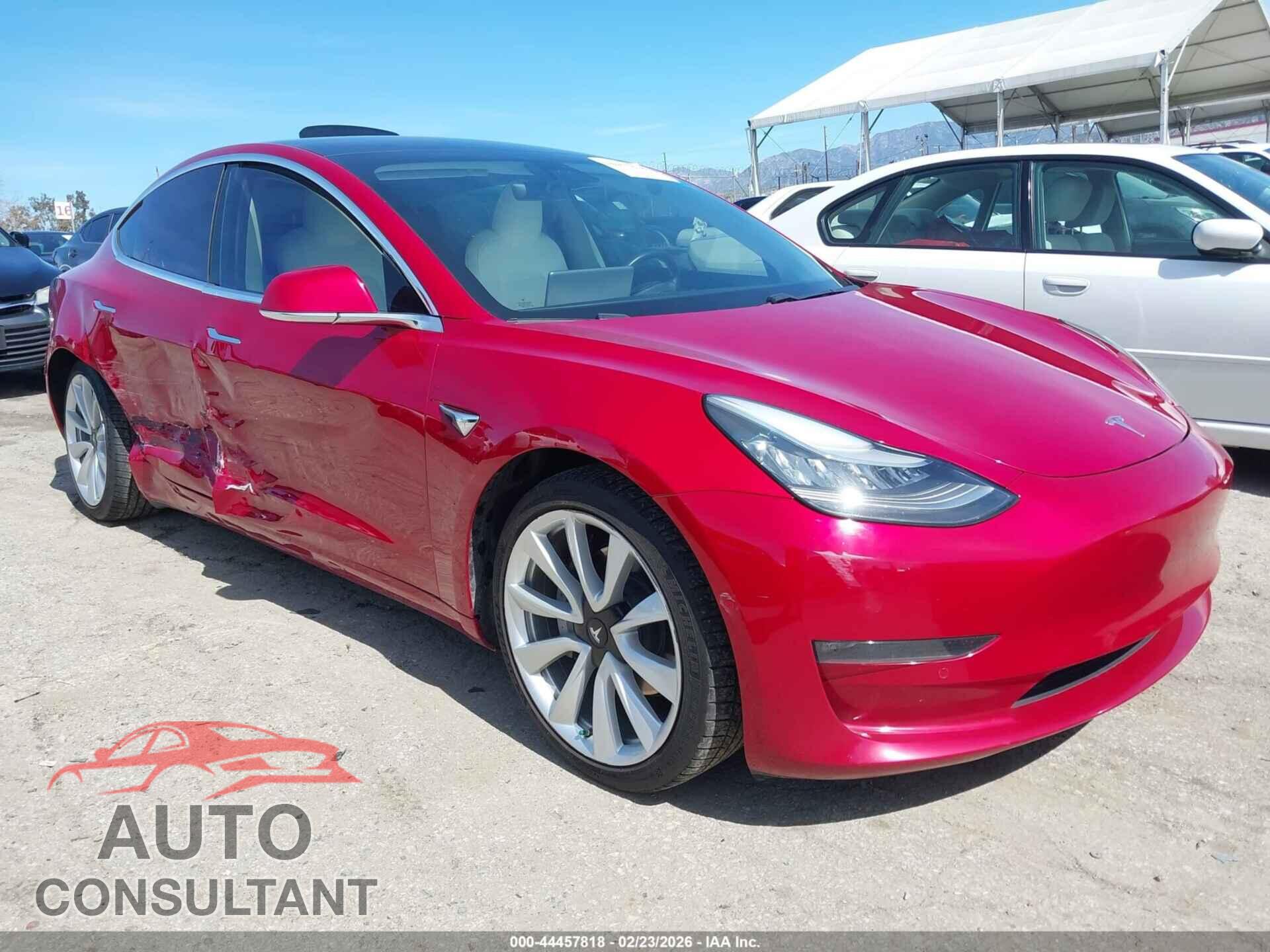 TESLA MODEL 3 2018 - 5YJ3E1EB9JF097619