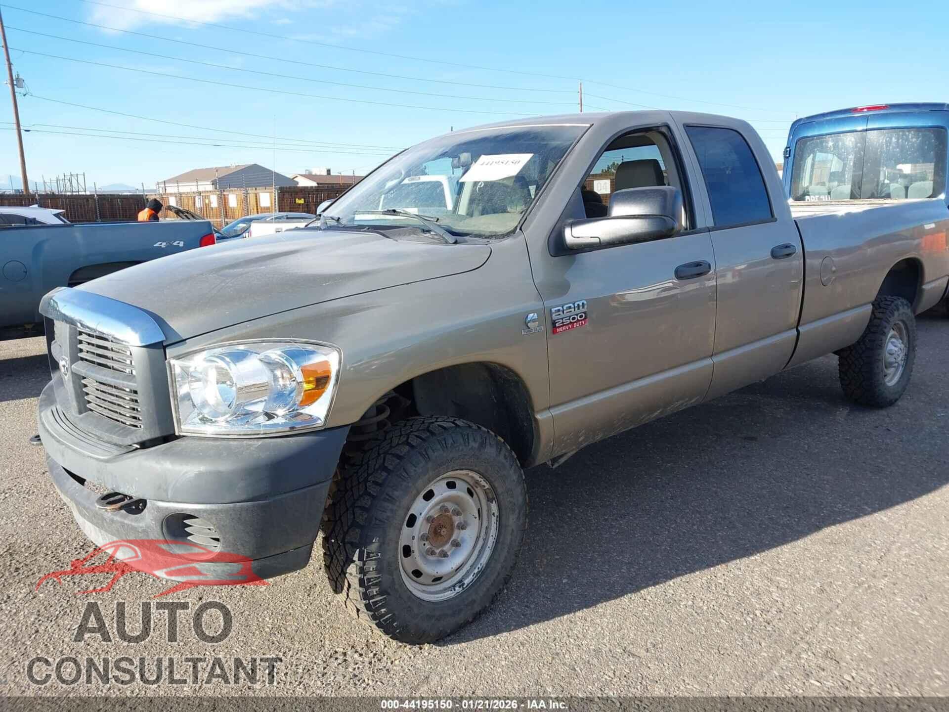 DODGE RAM 2500 2009 - 3D7KS28L09G545482