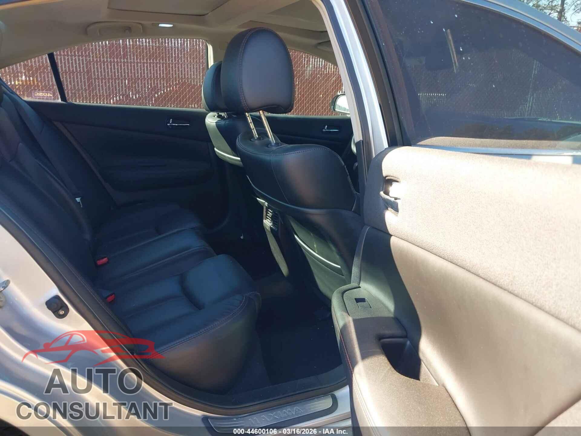 NISSAN MAXIMA 2013 - 1N4AA5AP9DC809727