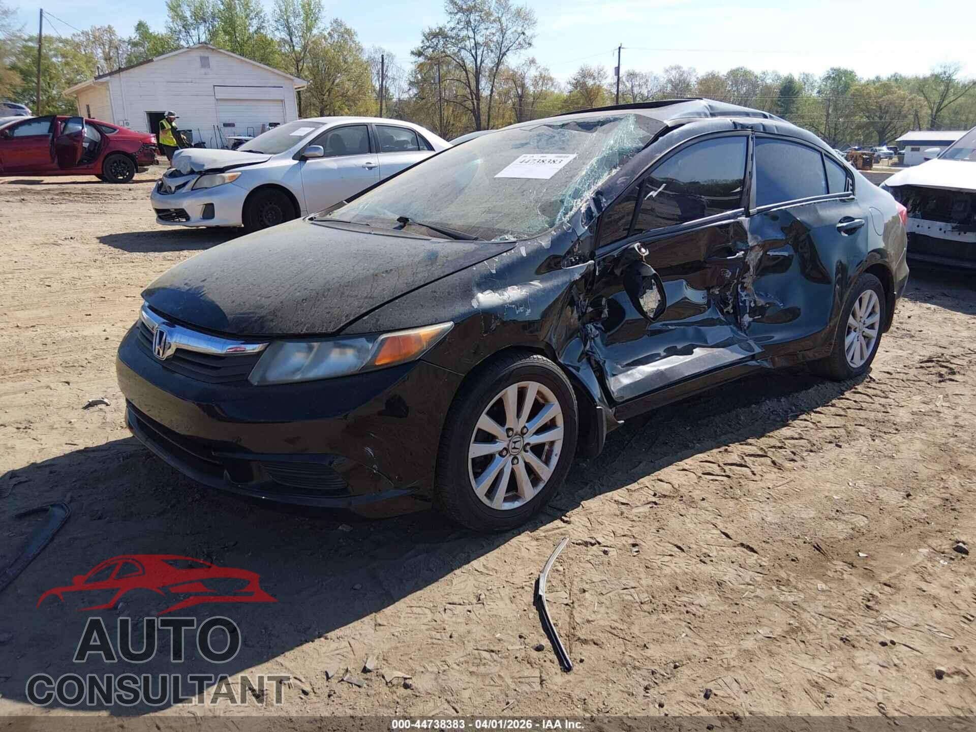 HONDA CIVIC 2012 - 19XFB2F89CE040716
