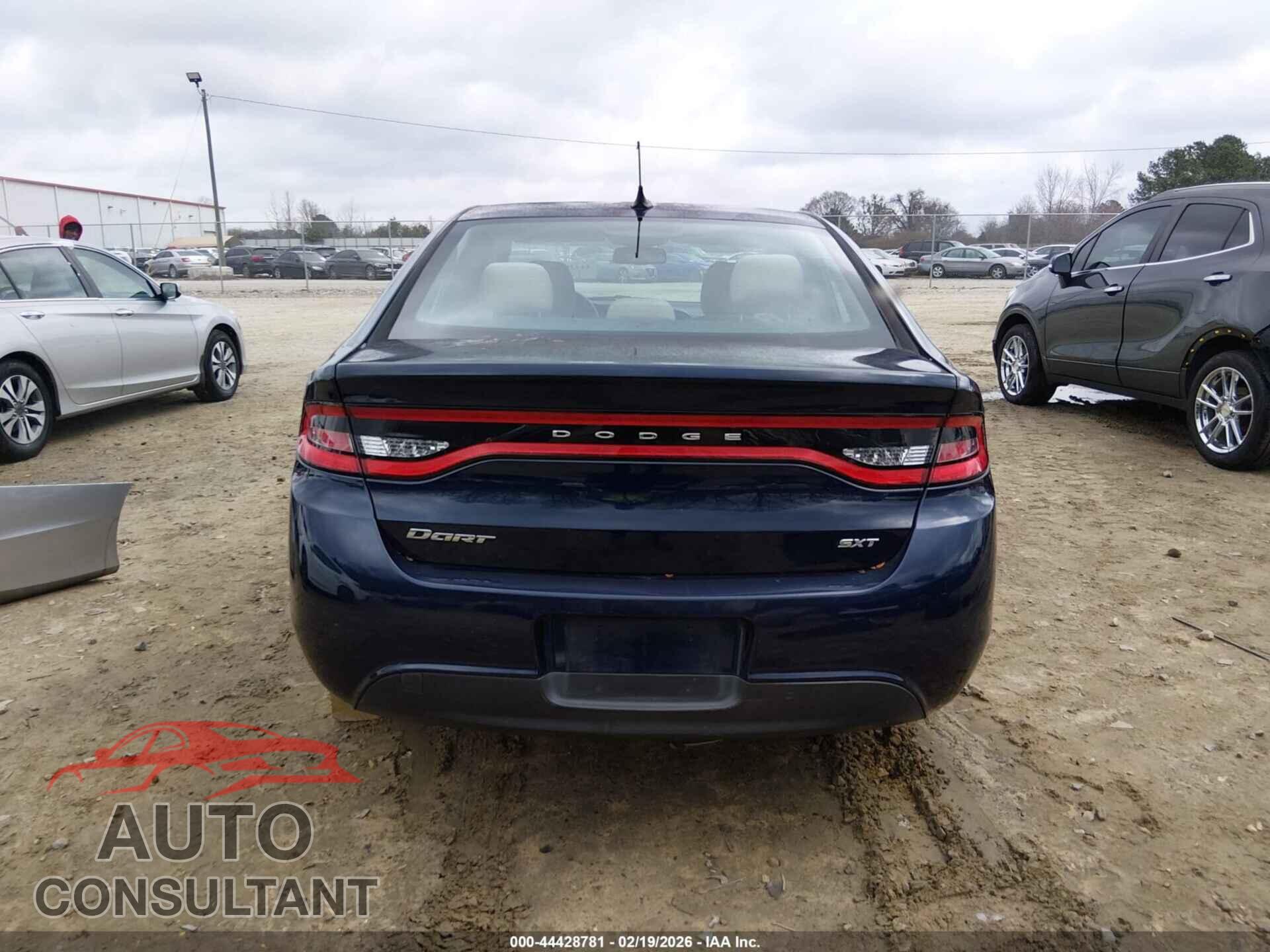 DODGE DART 2015 - 1C3CDFBBXFD415531