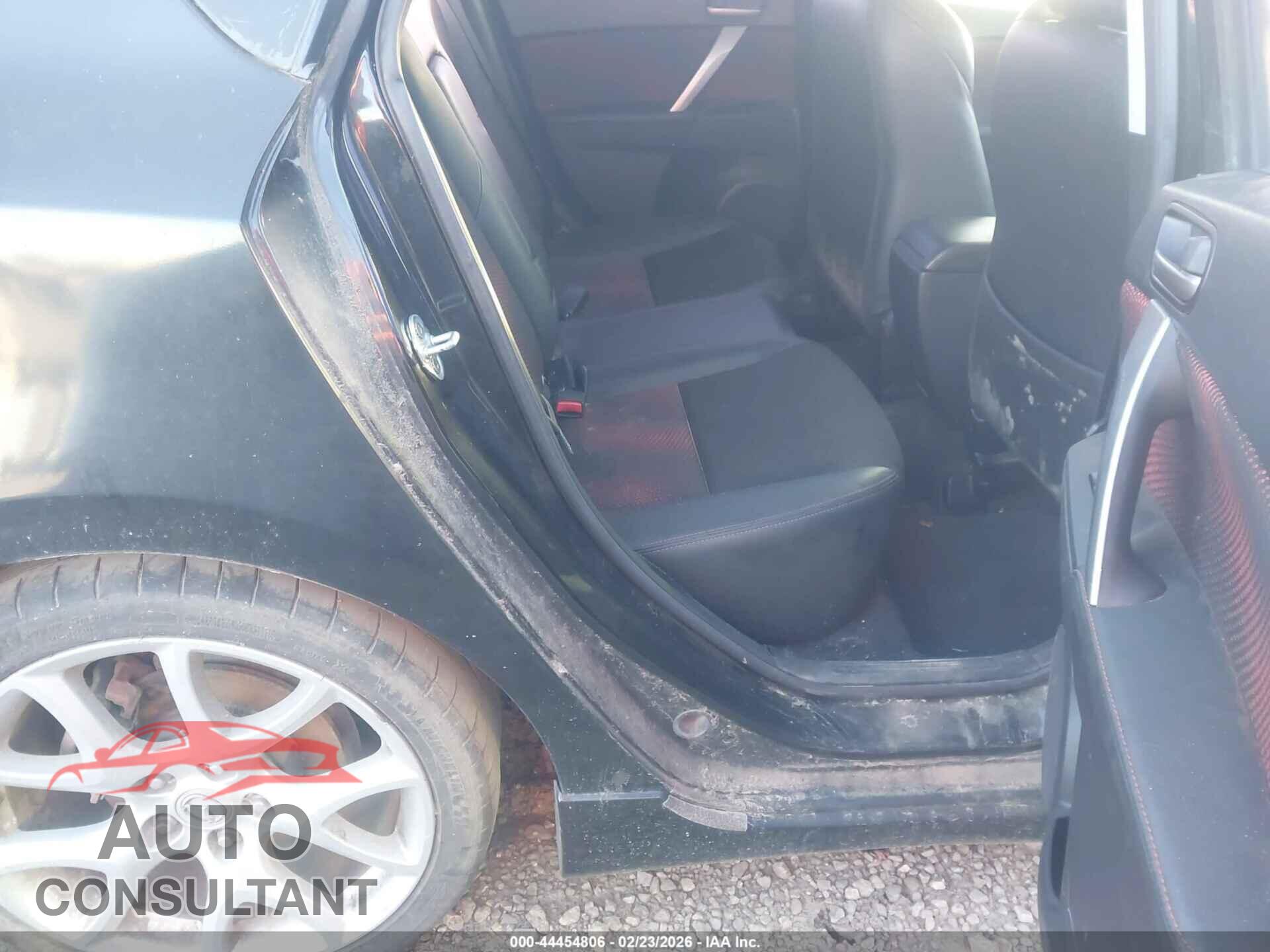 MAZDA MAZDASPEED3 2012 - JM1BL1L44C1539434