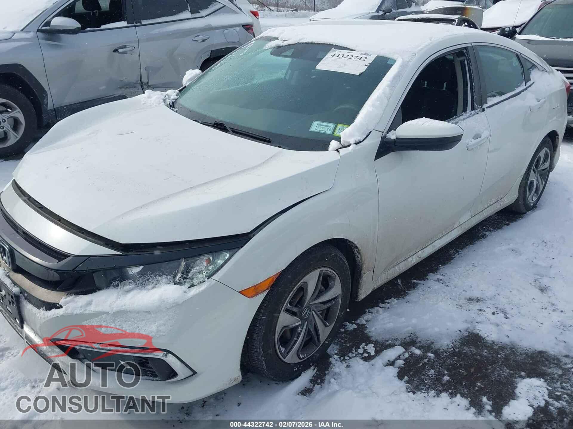 HONDA CIVIC 2019 - 2HGFC2F68KH582177