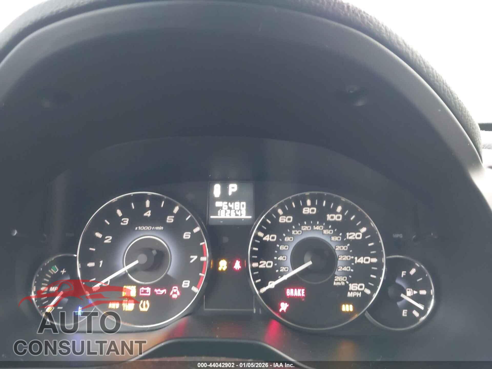 SUBARU LEGACY 2010 - 4S3BMDK67A2220134