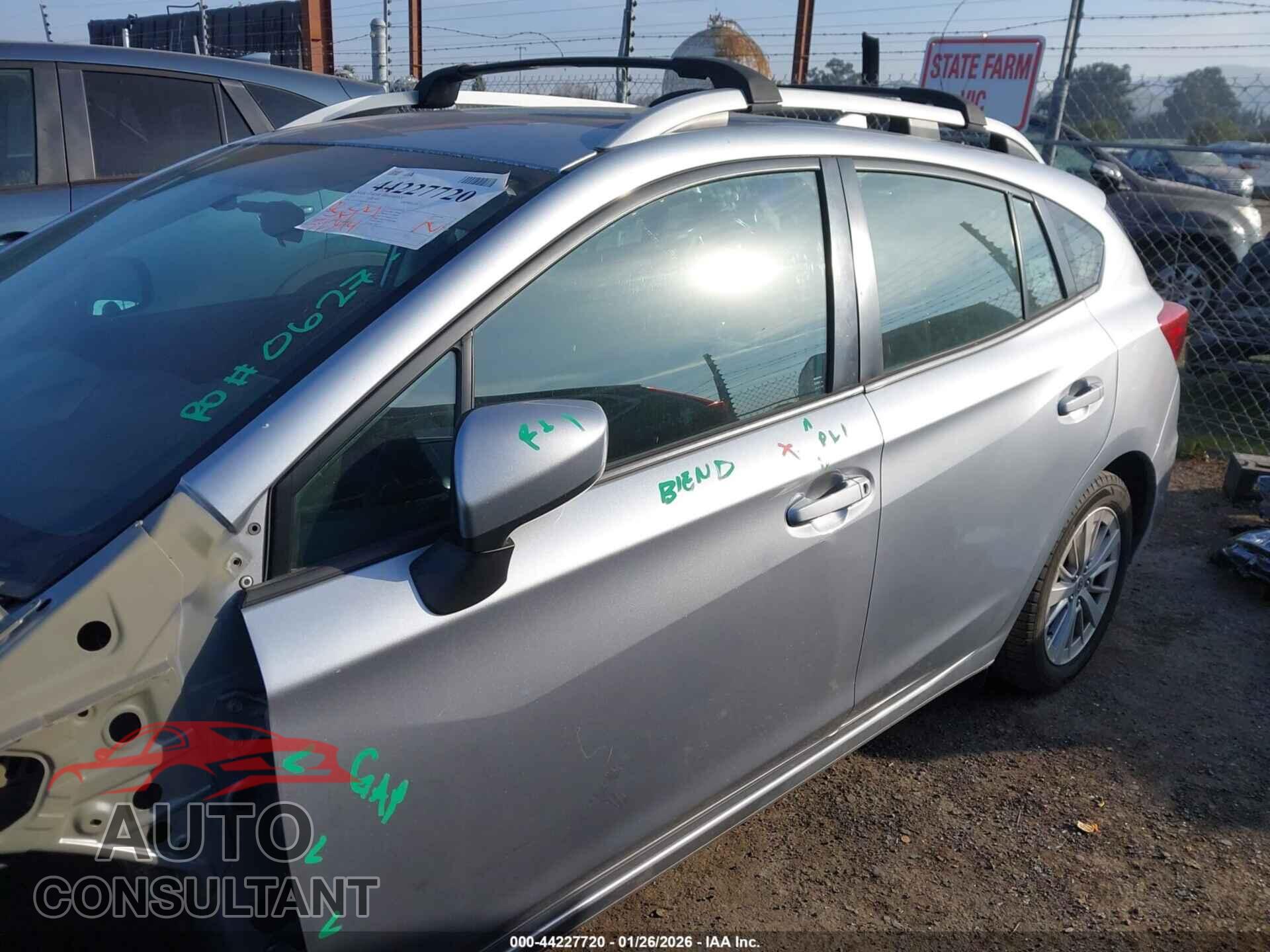 SUBARU IMPREZA 2017 - 4S3GTAB61H3735299