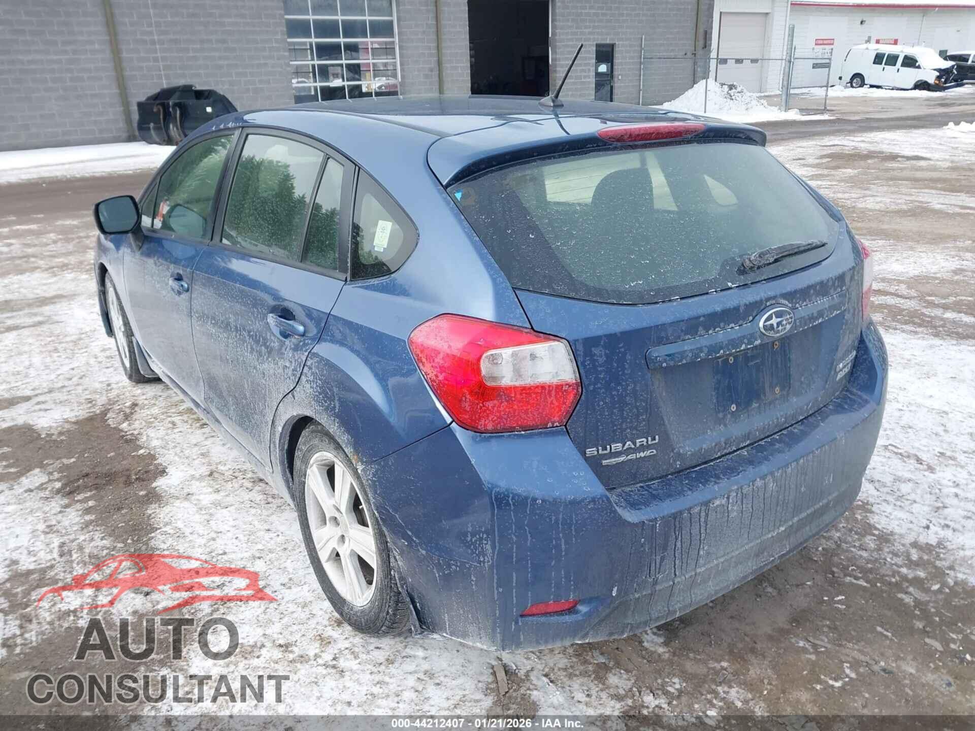 SUBARU IMPREZA 2013 - JF1GPAA69D2800363