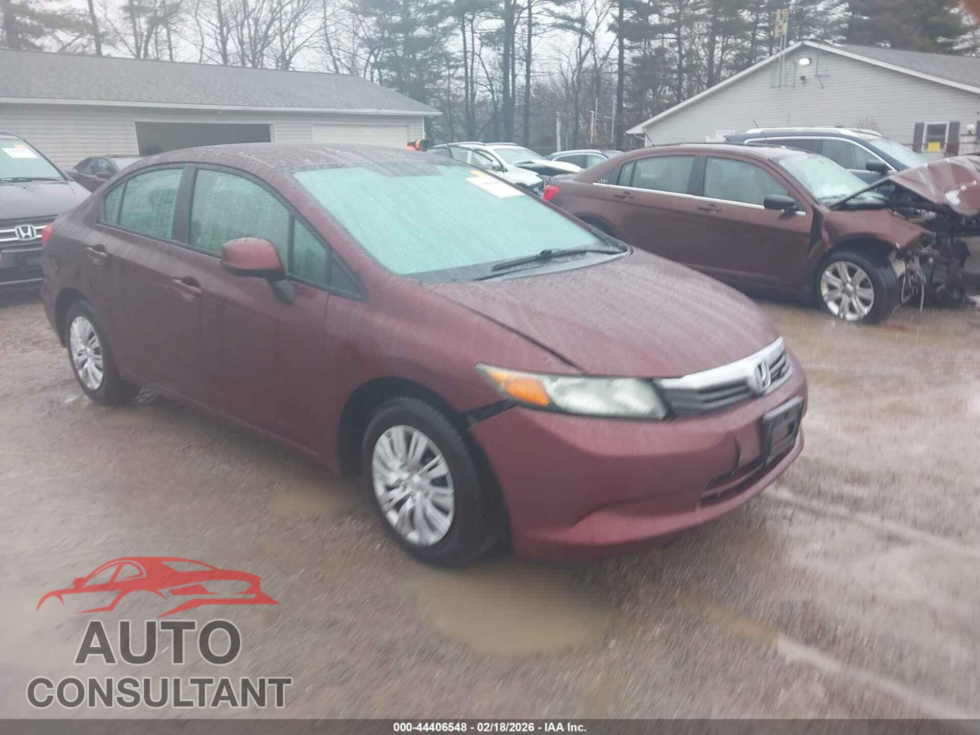 HONDA CIVIC 2012 - 19XFB2F51CE090676