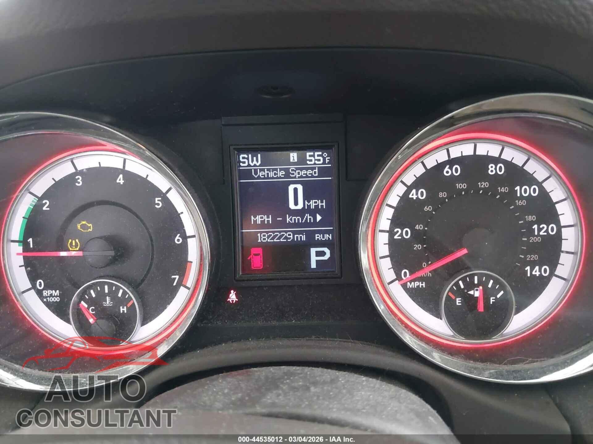 DODGE DURANGO 2013 - 1C4RDJDG5DC674139
