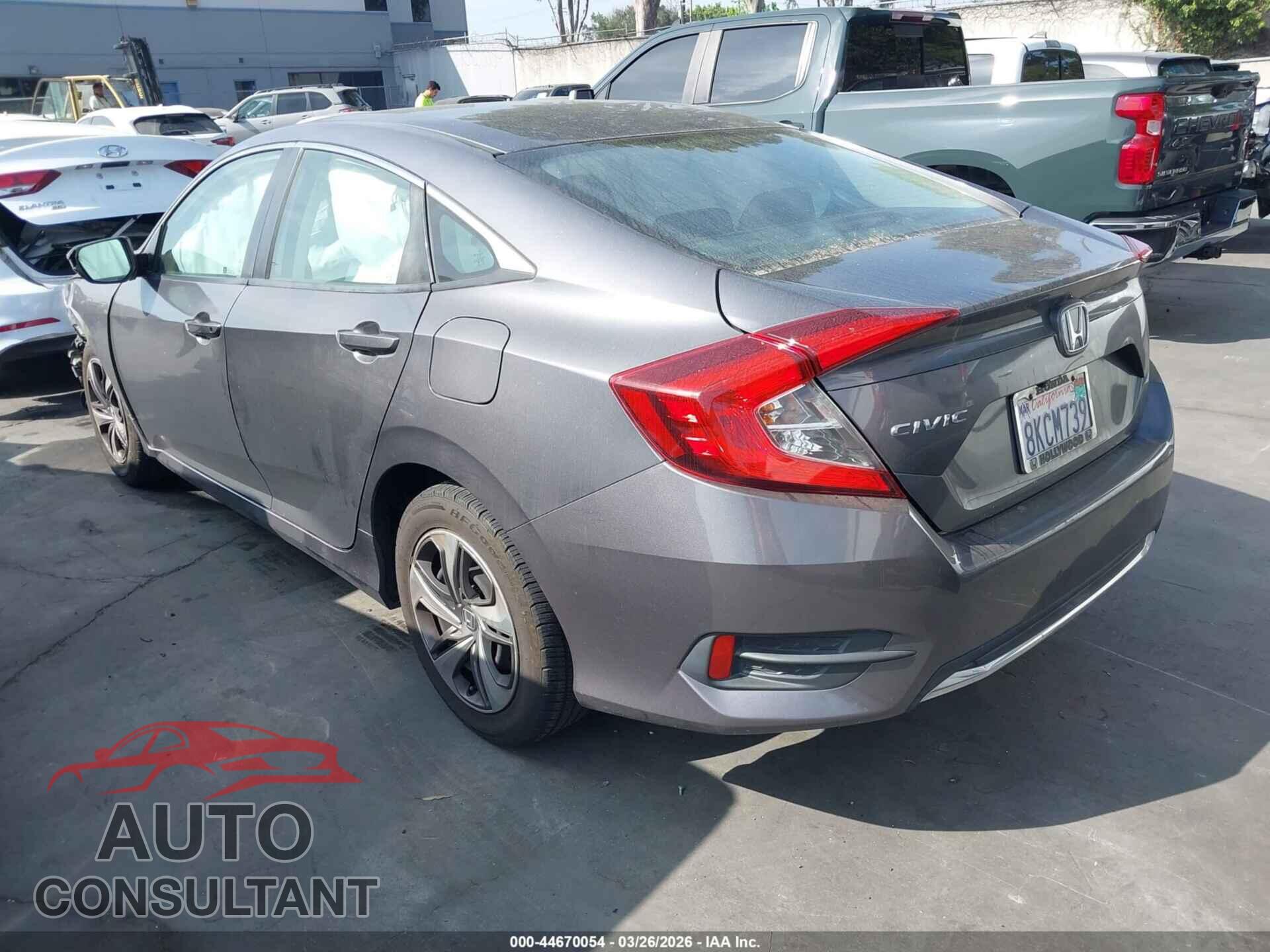 HONDA CIVIC 2019 - 2HGFC2F62KH540975