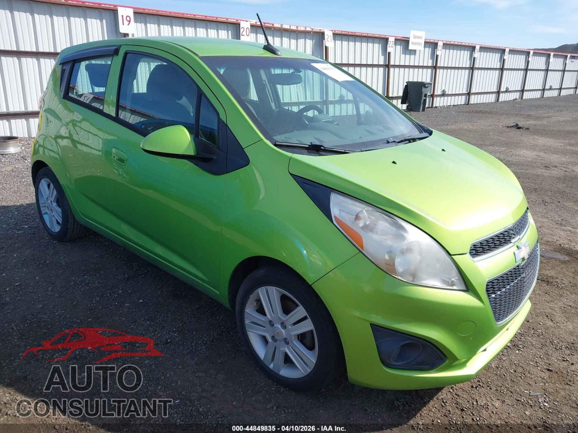 CHEVROLET SPARK 2014 - KL8CB6S99EC576187