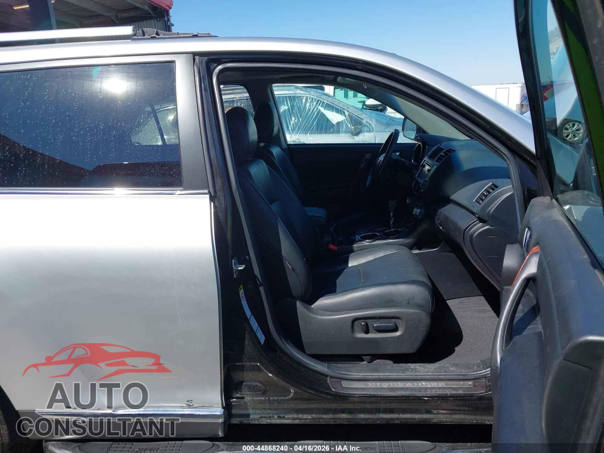 TOYOTA HIGHLANDER 2013 - 5TDDK3EH7DS263620